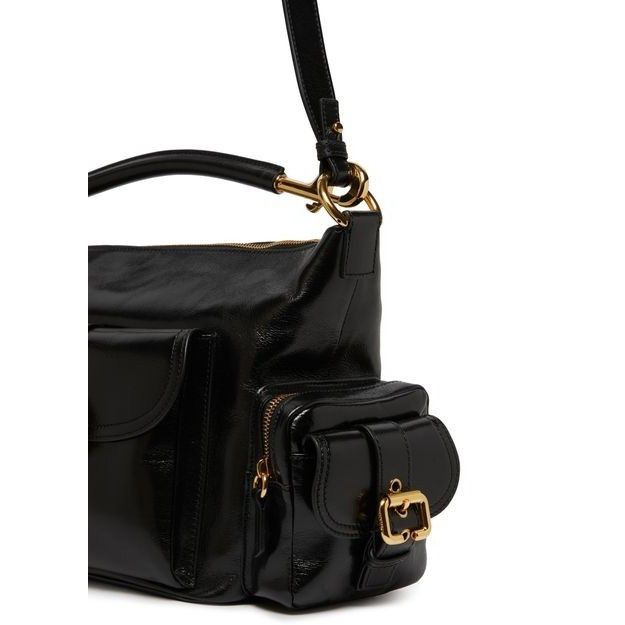 Chloe Chloe Camera Black Shiny Leather Shoulder Bag New & Authenti Size ONE SIZE - 6 Thumbnail