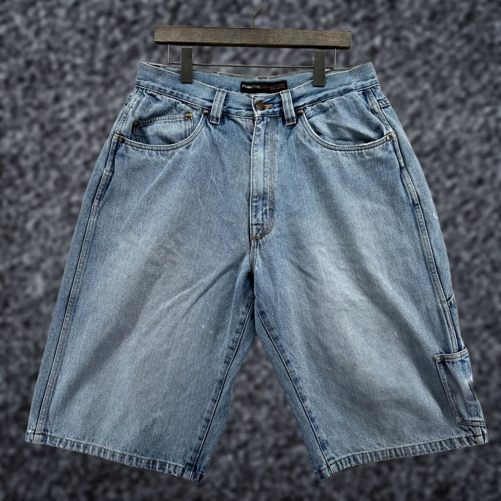 Fubu FUBU Bermuda Shorts Blue Men's 36 Light Wash Pockets Denim Vintage Regular UK? No Size US 36 / EU 52 - 1 Thumbnail