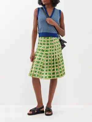 o1w1db10125 Skirt in Green
