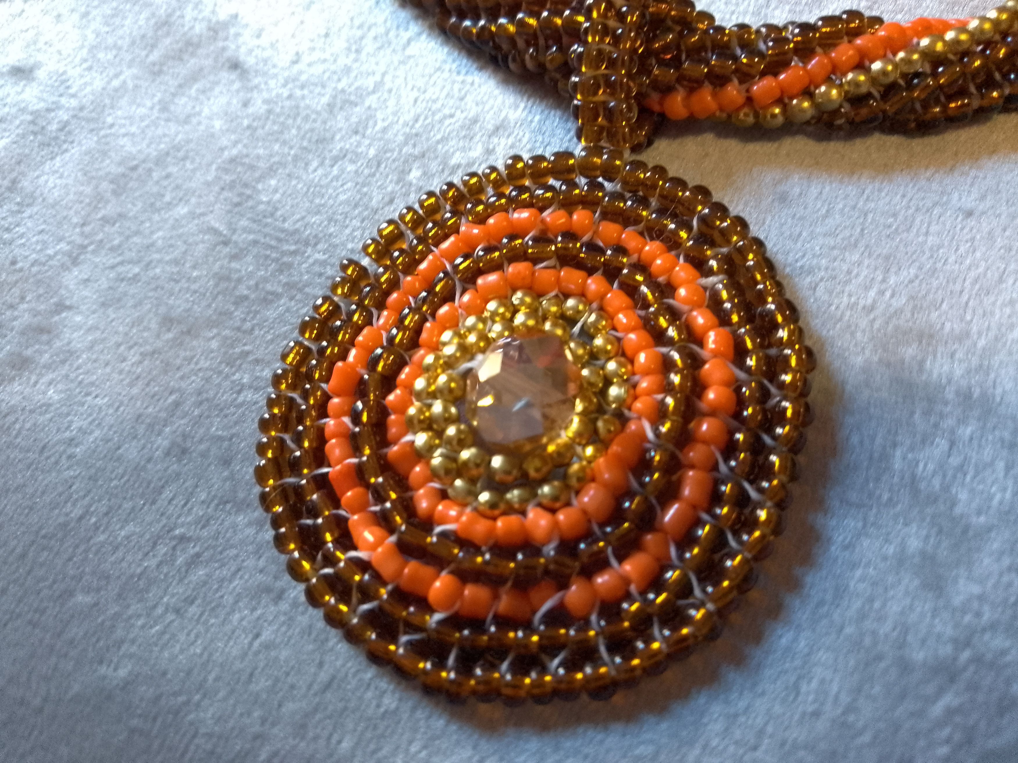 Handmade Necklace Vintage antique style Pendant Earrings Size ONE SIZE - 6 Thumbnail