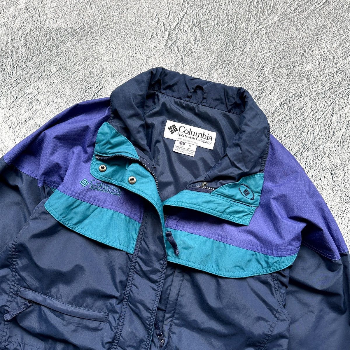 Columbia Vintage Women’s Nylon Jacket Columbia Blue Size: S Size S / US 4 / IT 40 - 5 Thumbnail