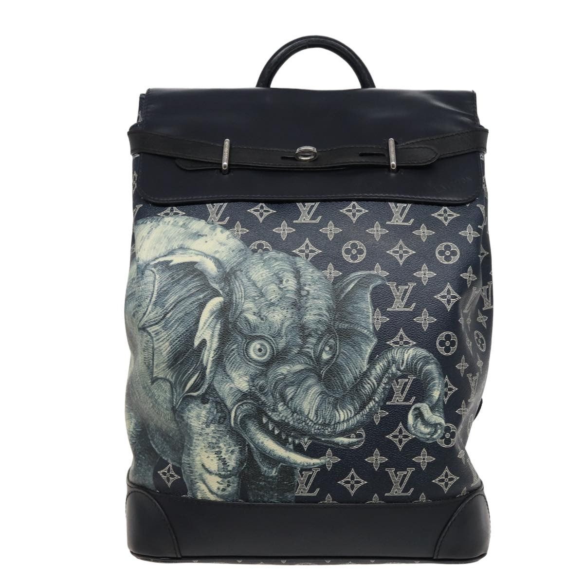 Louis Vuitton LOUIS VUITTON Monogram Savanna Steamer Backpack Black M54126 Size ONE SIZE - 13 Thumbnail