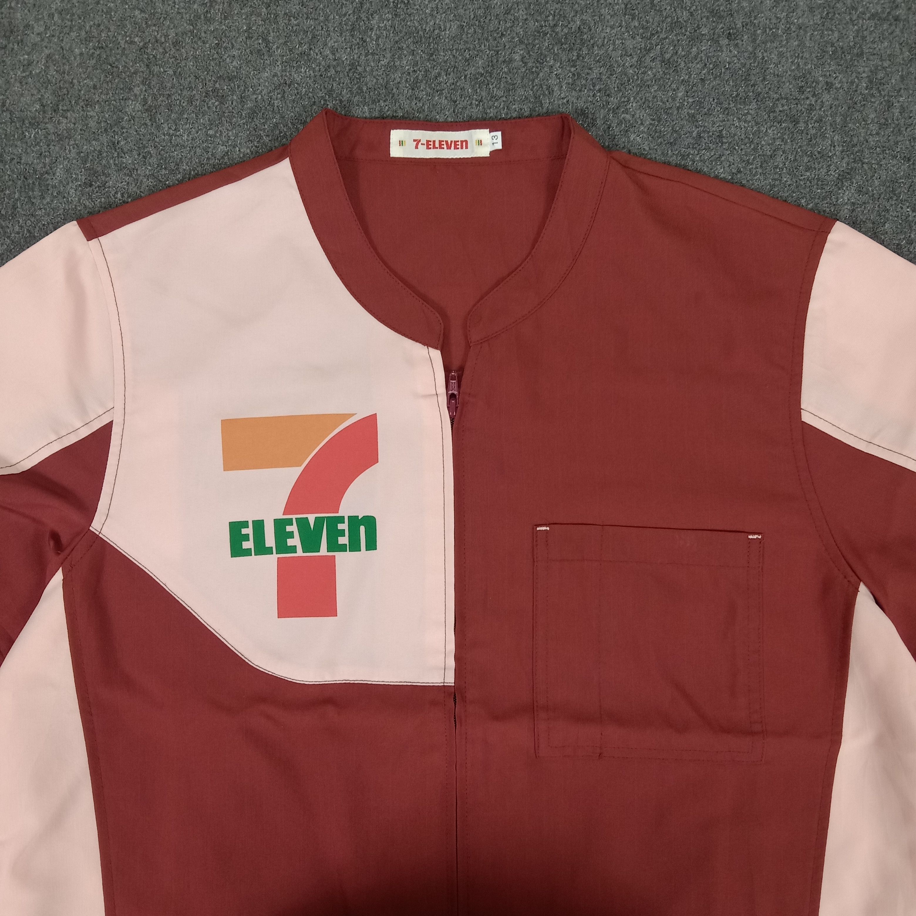 Japanese Brand × Vintage 7 Eleven Japanese Brand Staff Jacket Size US M / EU 48-50 / 2 - 2 Thumbnail