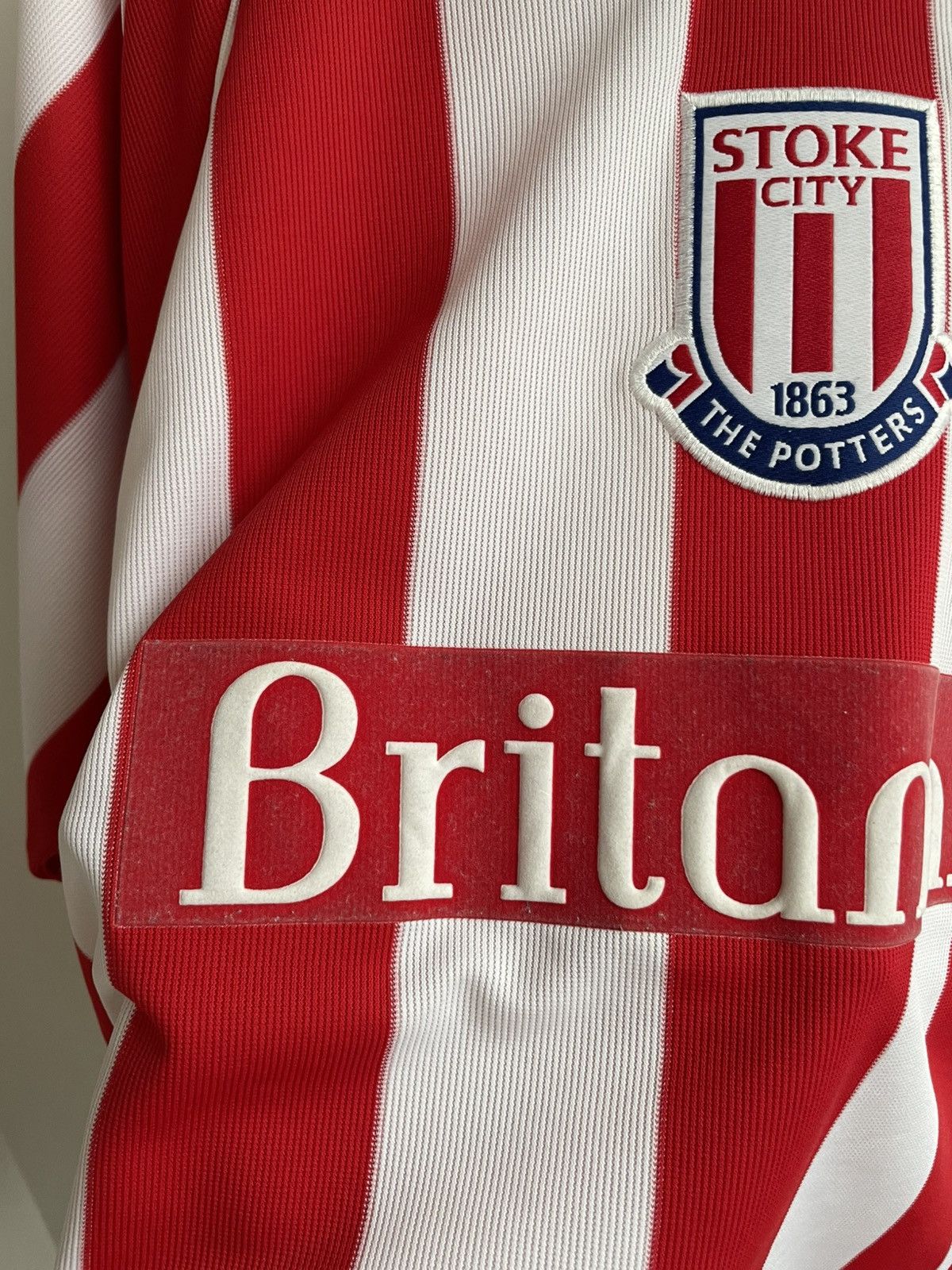 Le Coq Sportif Stoke City 2001 2002 2003 Home Football Soccer Jersey Shirt Size US XL / EU 56 / 4 - 6 Thumbnail