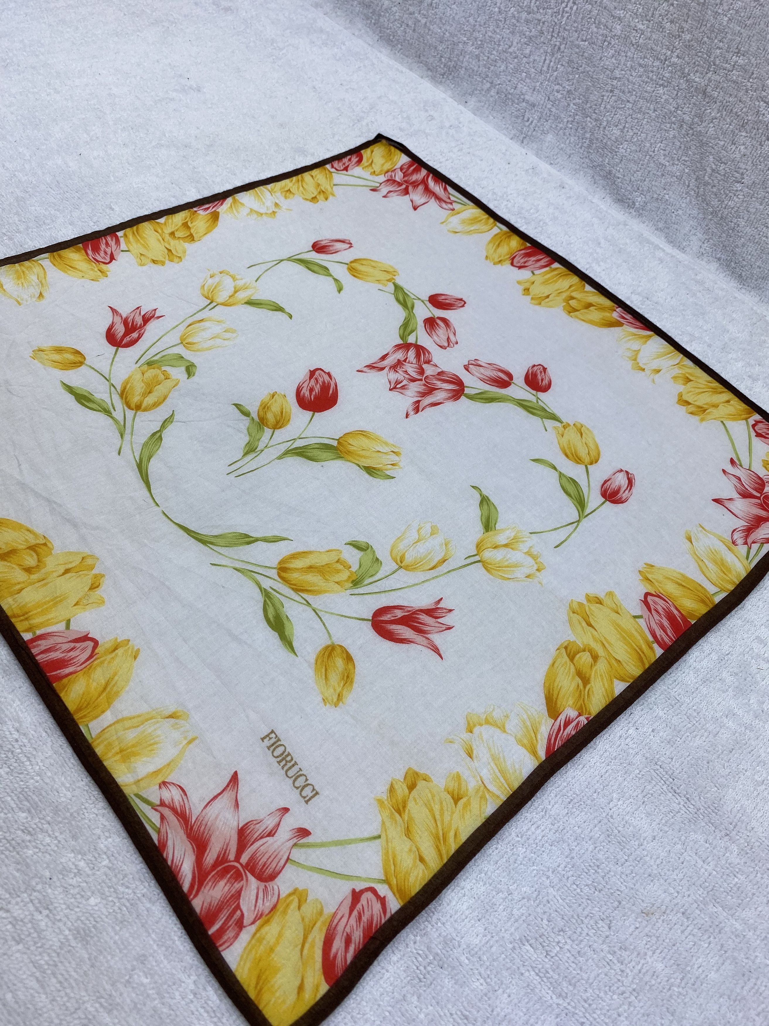 Fiorucci Fiorucci Floral Handkerchief / Bandana / Neckerchief Size ONE SIZE - 4 Thumbnail