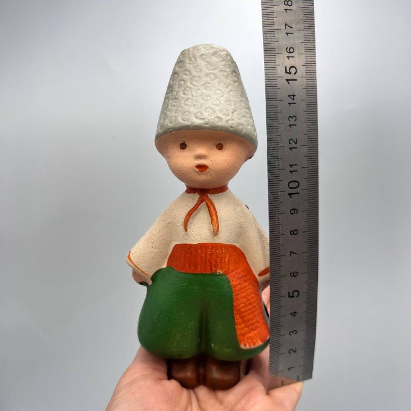 Vintage 1970s Vintage USSR Rubber Cossack Boy Toy Soviet Figurine Size ONE SIZE - 4 Thumbnail
