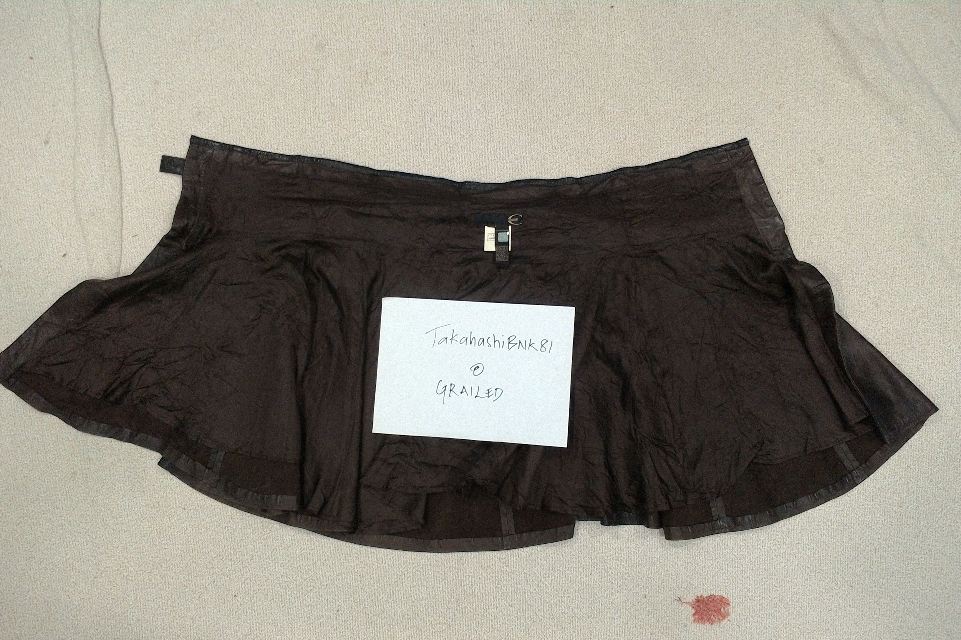 Roberto Cavalli Roberto Cavalli Leather mini skirt Size 27" / US 4 / IT 40 - 9 Thumbnail