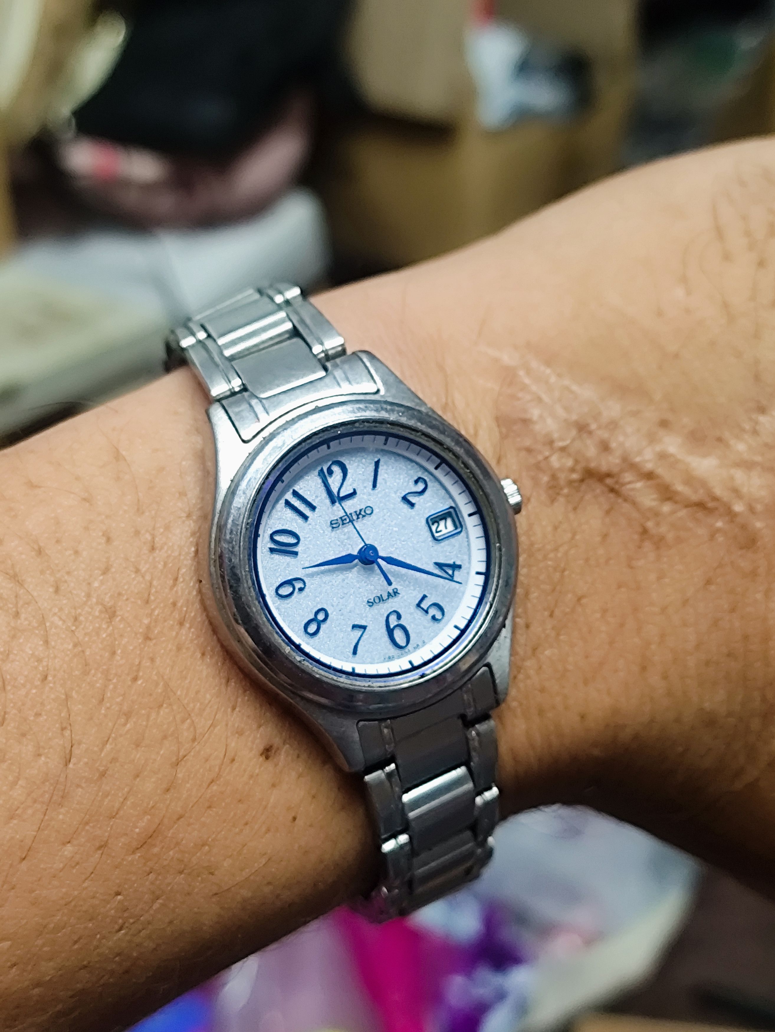 Japanese Brand × Seiko Seiko Solar Watch Good function (Need replace battery) Size ONE SIZE - 6 Thumbnail