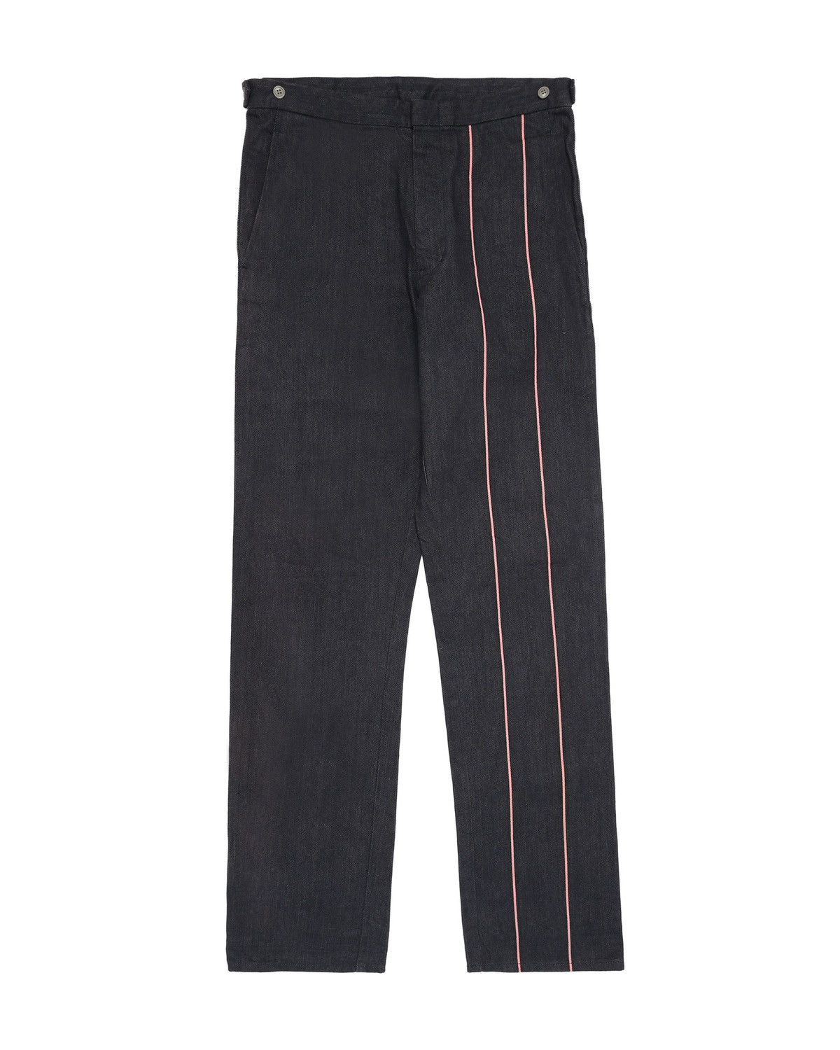 Comme des Garcons Homme Comme des Garçons Homme Plus Pink Stripe Denim Pants Size US 31 - 1 Thumbnail