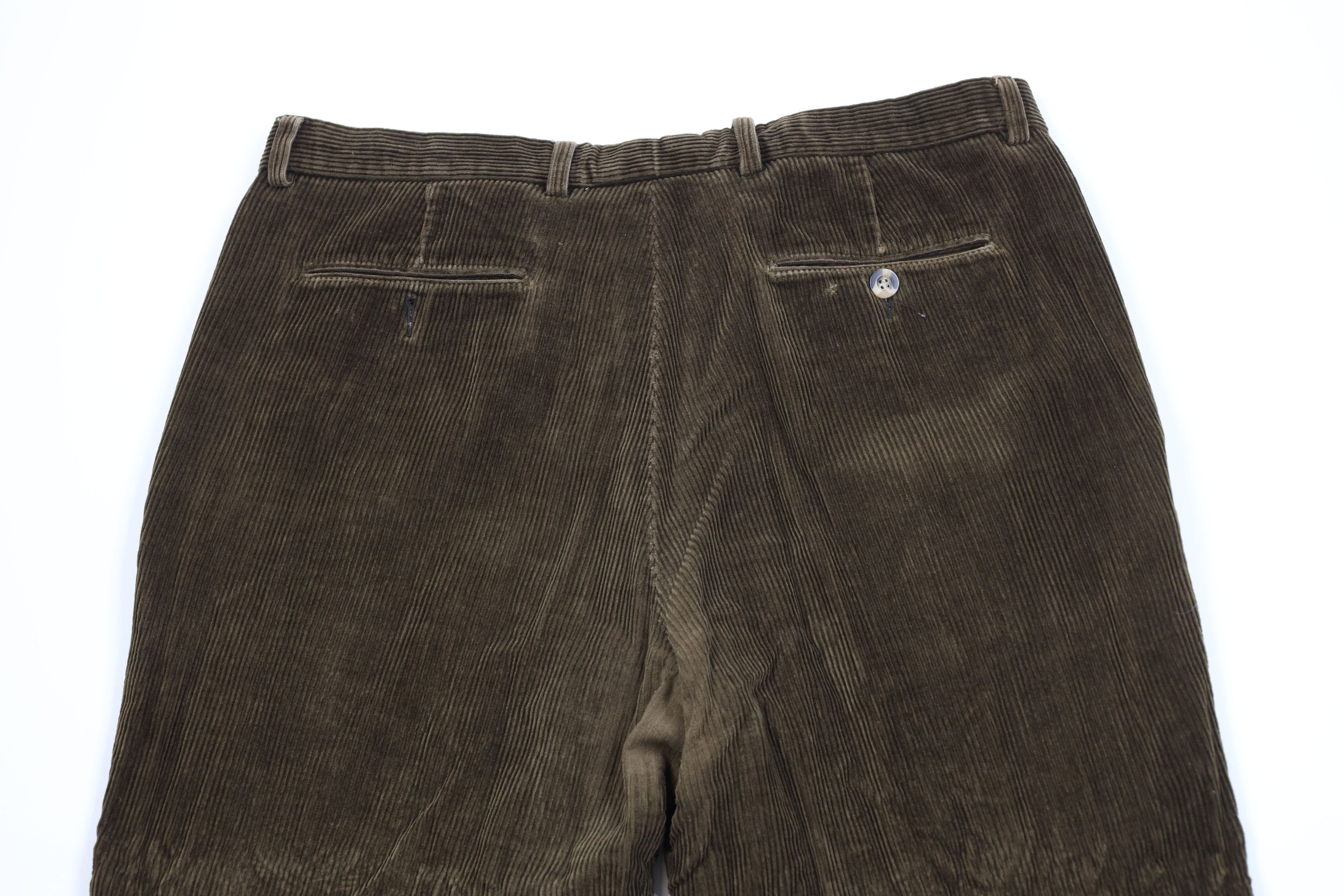 Vintage Vintage 90s Streetwear Wide Leg Corduroy Chino Pants Brown Size US 40 / EU 56 - 13 Thumbnail