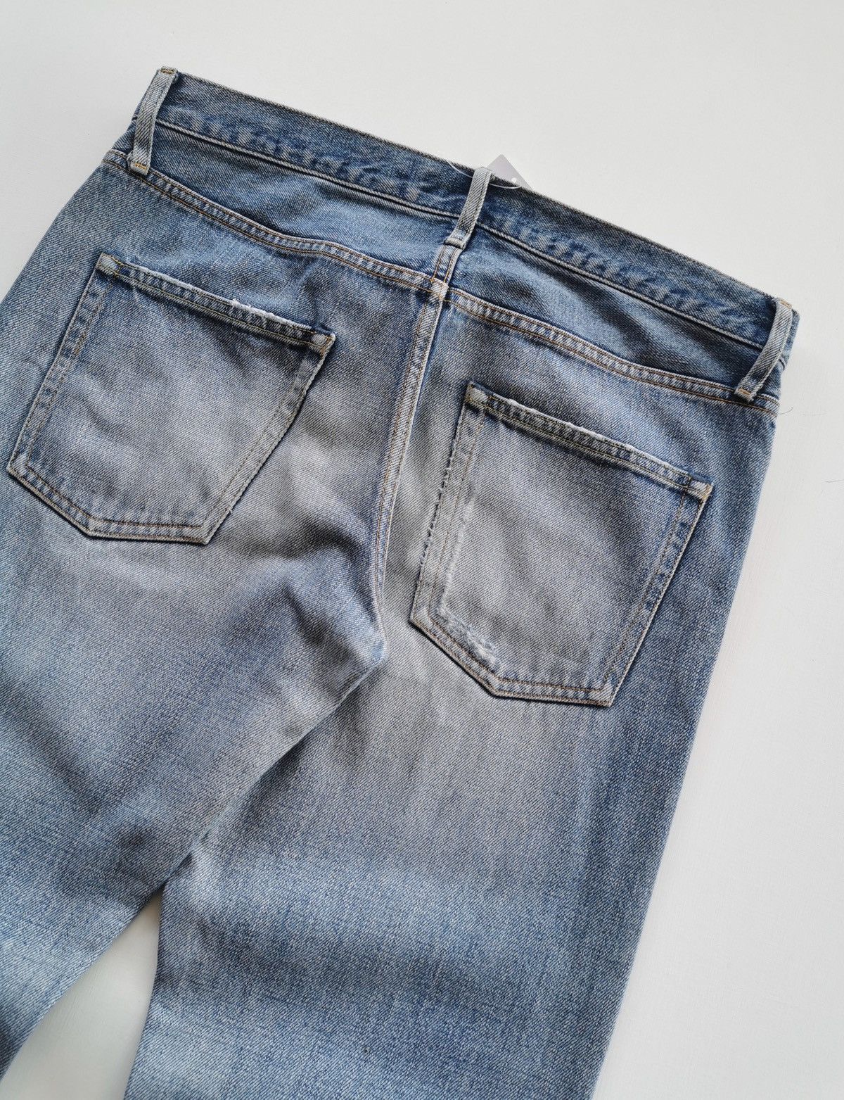 BEAUTY&YOUTH Beauty & Youth Japan Distressed Denim Jeans Size US 31 - 7 Thumbnail