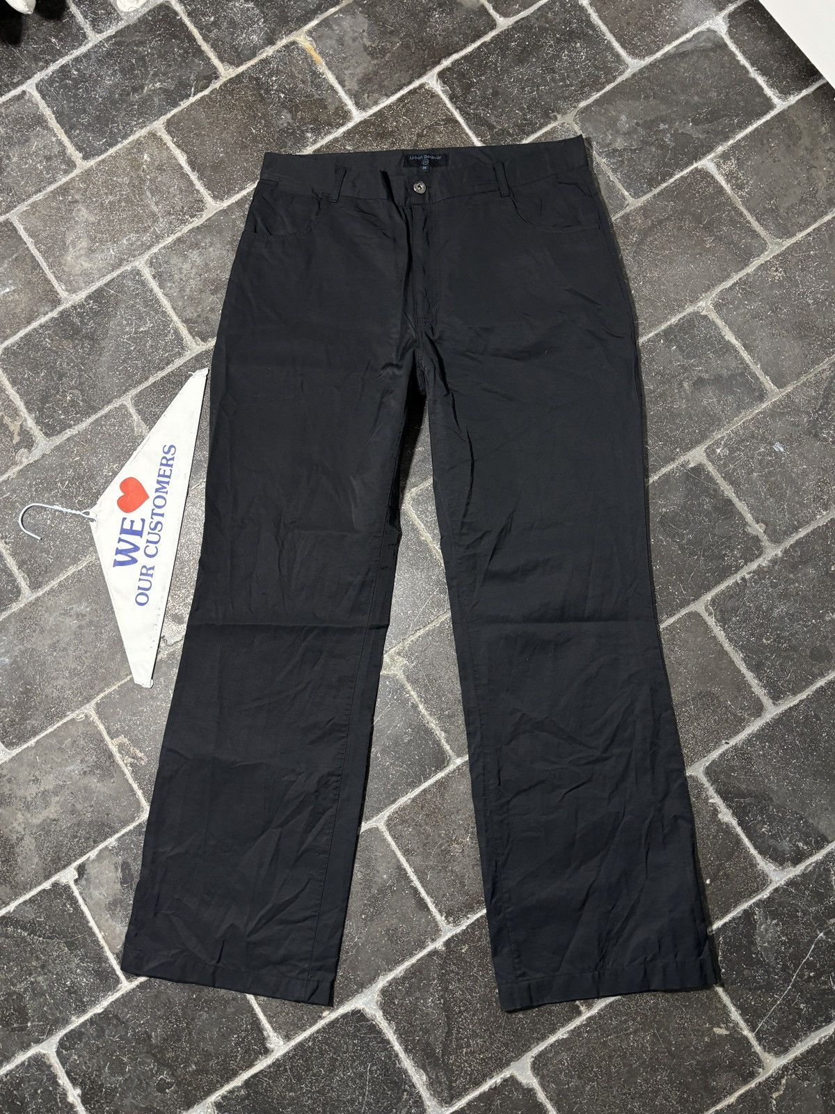 Urban Behavior Vintage Nylon Pants Y2K Urban Behavior Mens Prada Waxed 90s Size US 33 - 10 Thumbnail