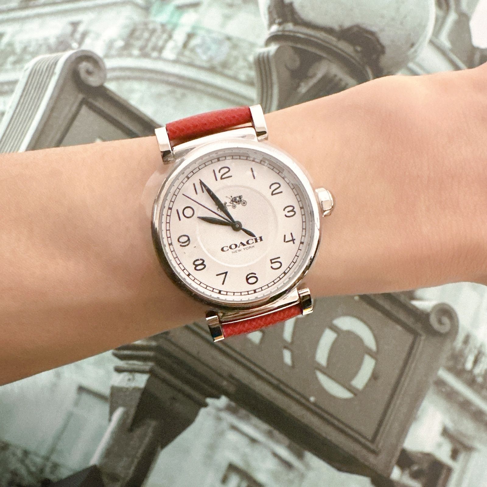 Coach Coach Madison Analog Dress Leather Band Watch 32mm Size ONE SIZE - 7 Thumbnail