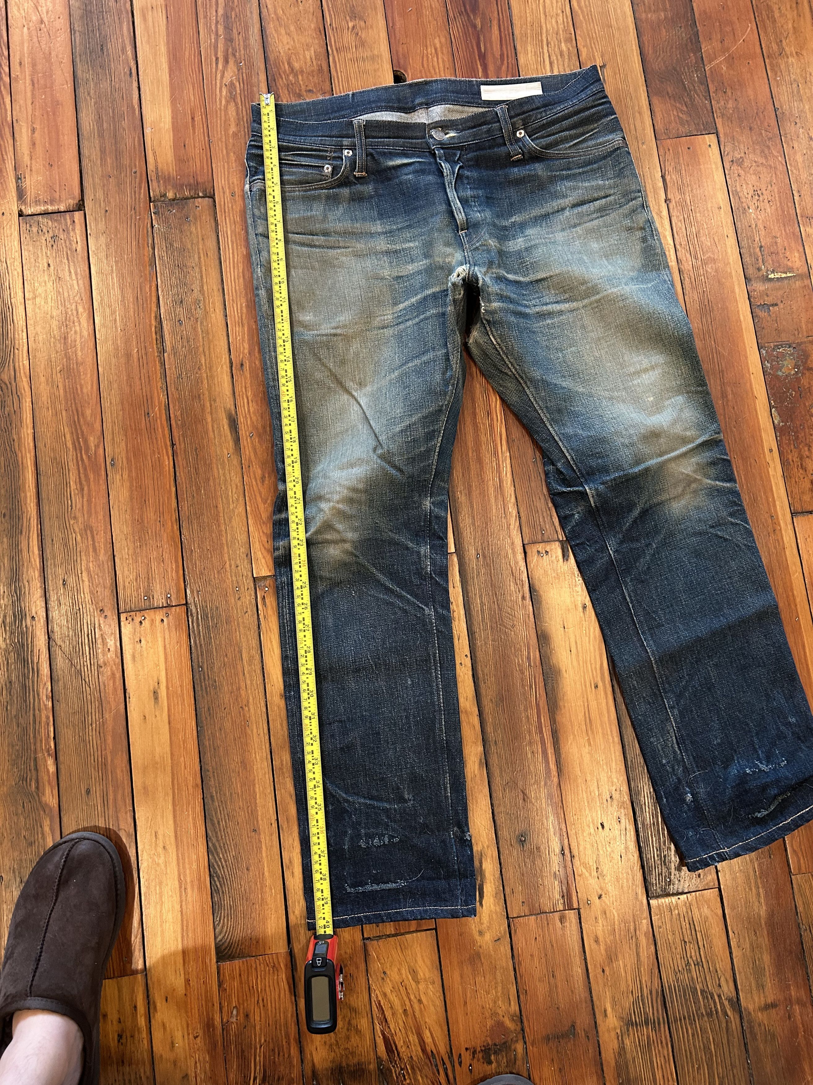 Big John Big John R009 (000) RARE JEANS SLIM Size US 34 / EU 50 - 4 Thumbnail