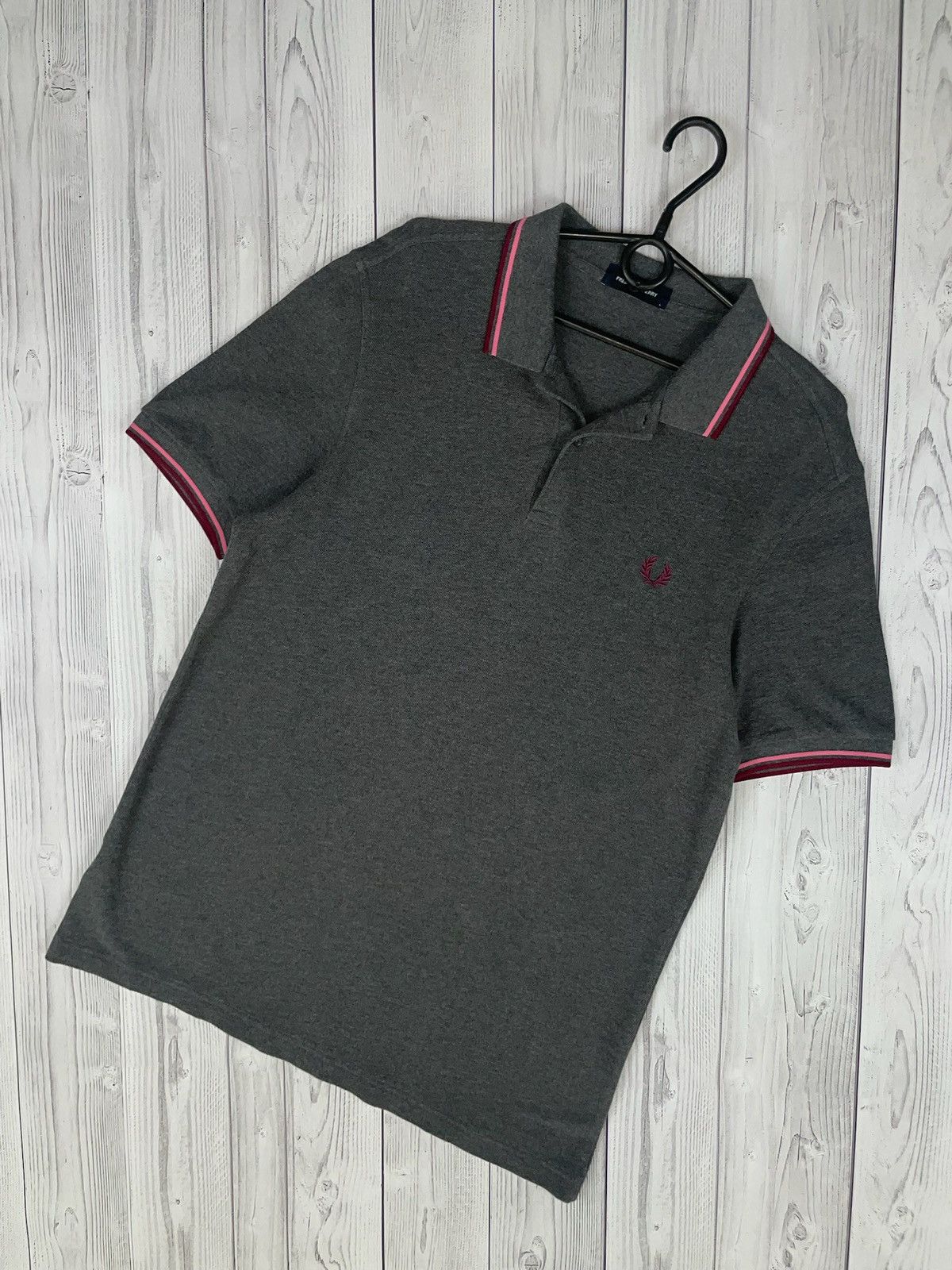 Vintage Fred Perry polo grey size L