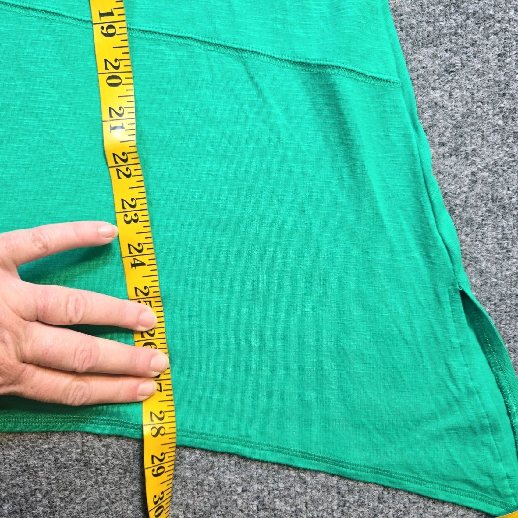 Vintage Chicos Top Tunic Blouse 3/4 Sleeve Round Neck Stretchy Green XL Women Size XL / US 12-14 / IT 48-50 - 6 Thumbnail