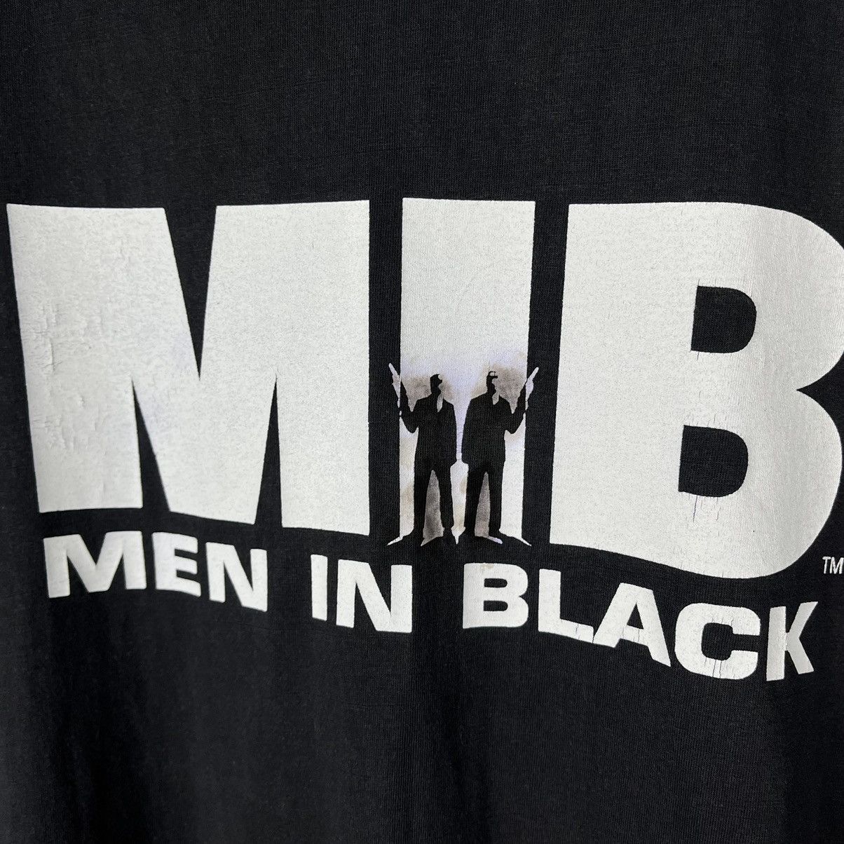 Vintage Vintage Men In Black promo movie Ray Ban T Shirt 90’s Size US L / EU 52-54 / 3 - 3 Thumbnail