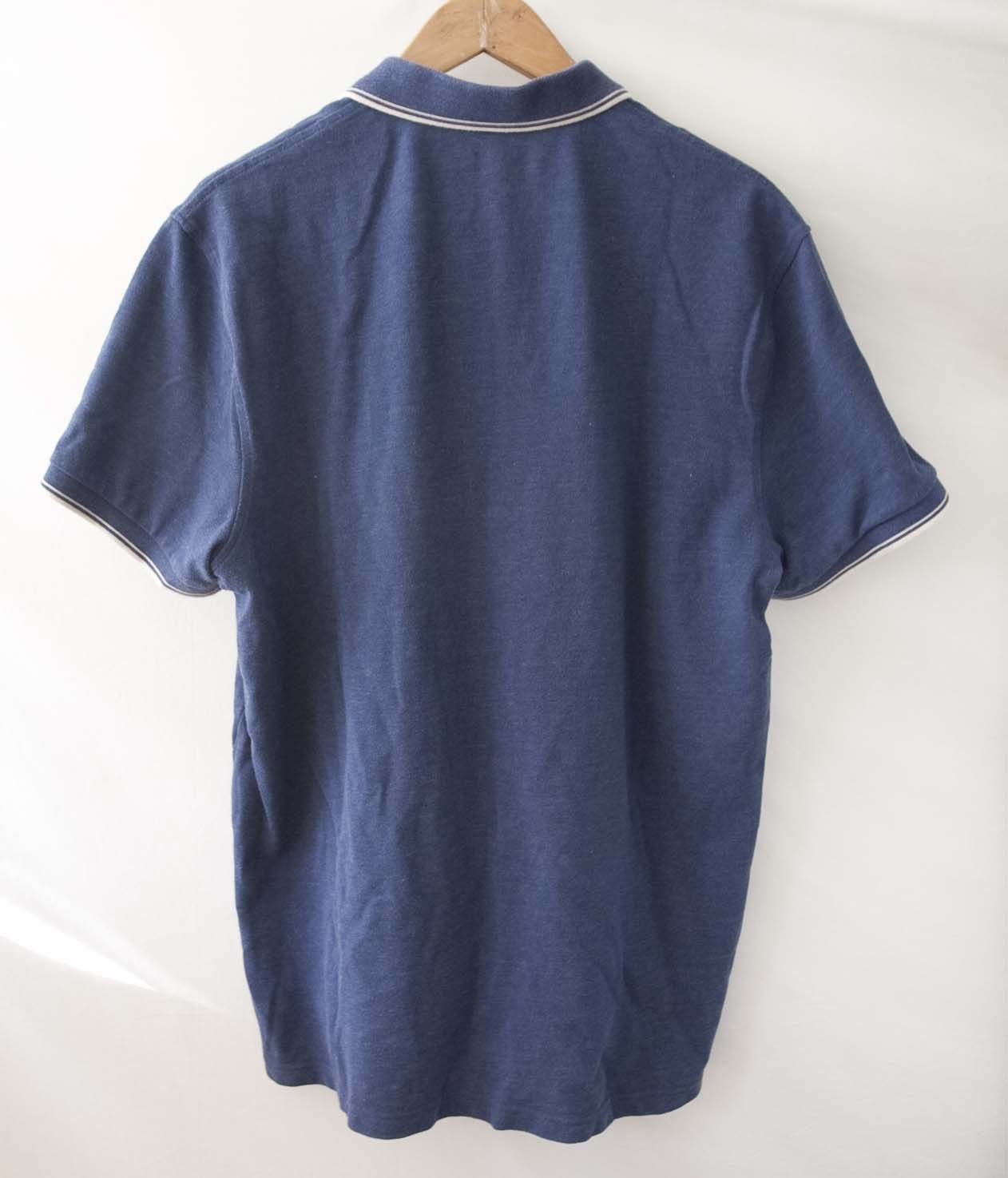J.Crew J Crew Pique Polo Size XL Blue Pocket Size US L / EU 52-54 / 3 - 2 Thumbnail