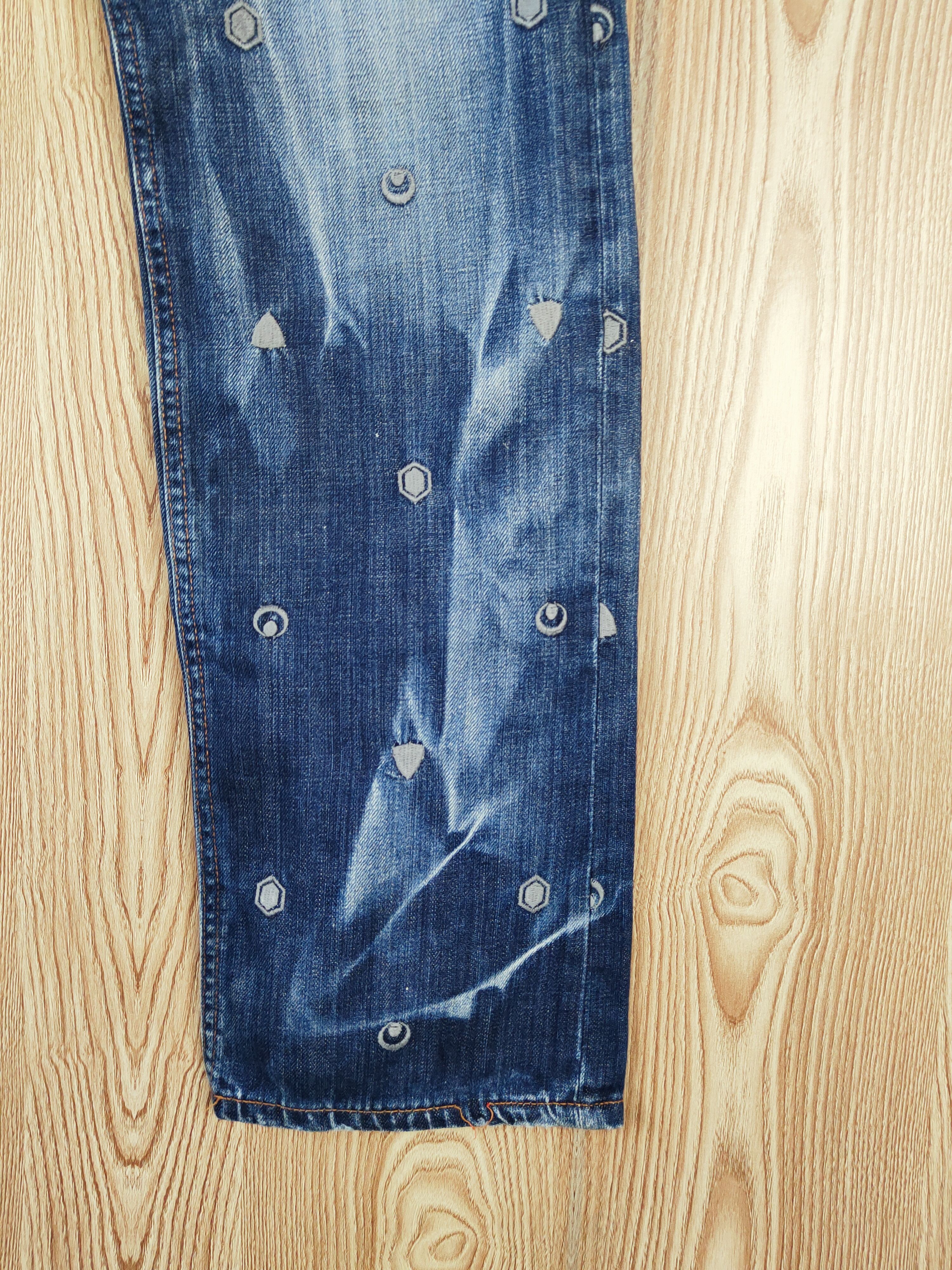 Takeo Kikuchi TK Mixpice Dark Blue Distressed Ripped Jeans #W343 Size US 30 / EU 46 - 7 Thumbnail