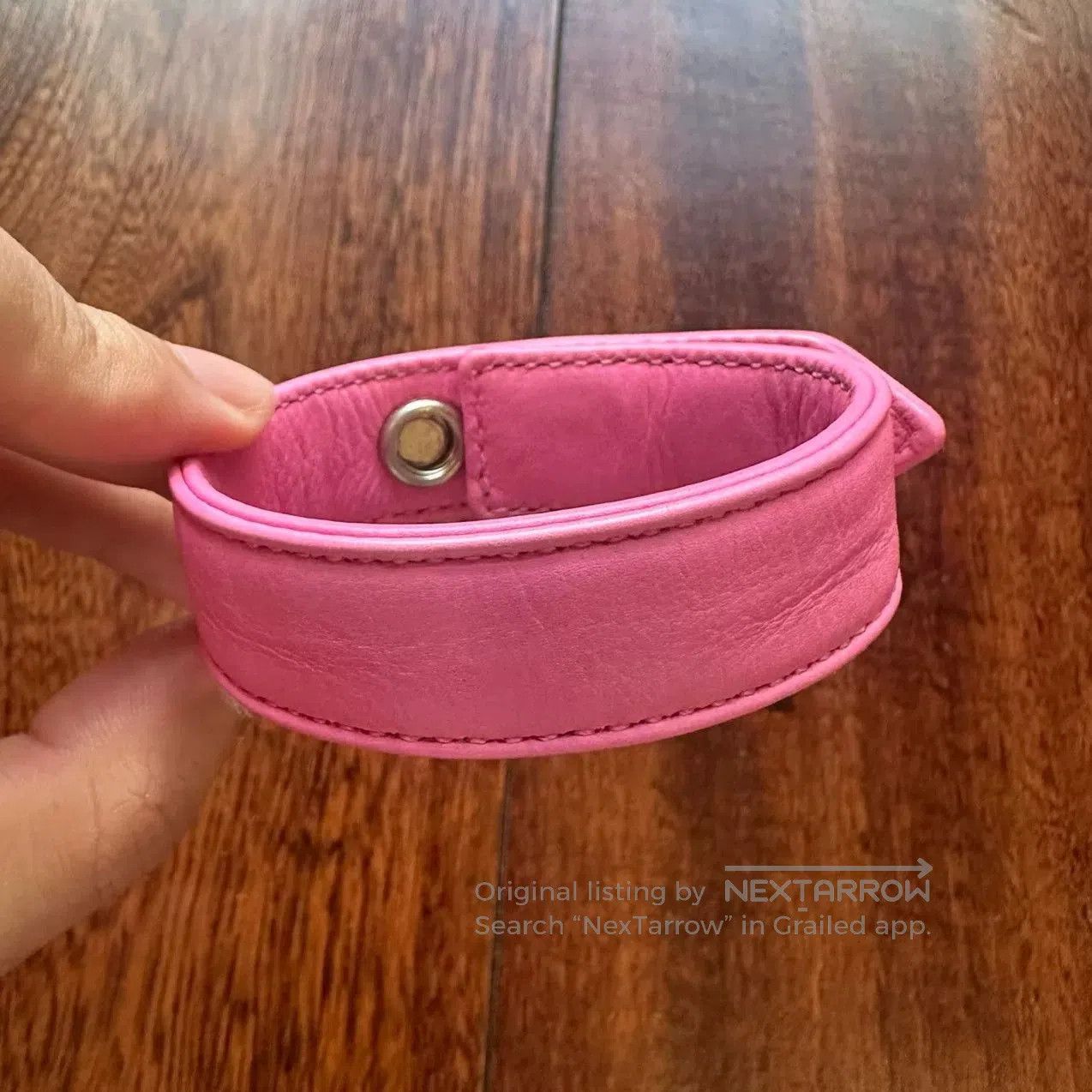 Chrome Hearts Chrome Hearts Limited Pink Leather Bracelet. Size ONE SIZE - 2 Thumbnail