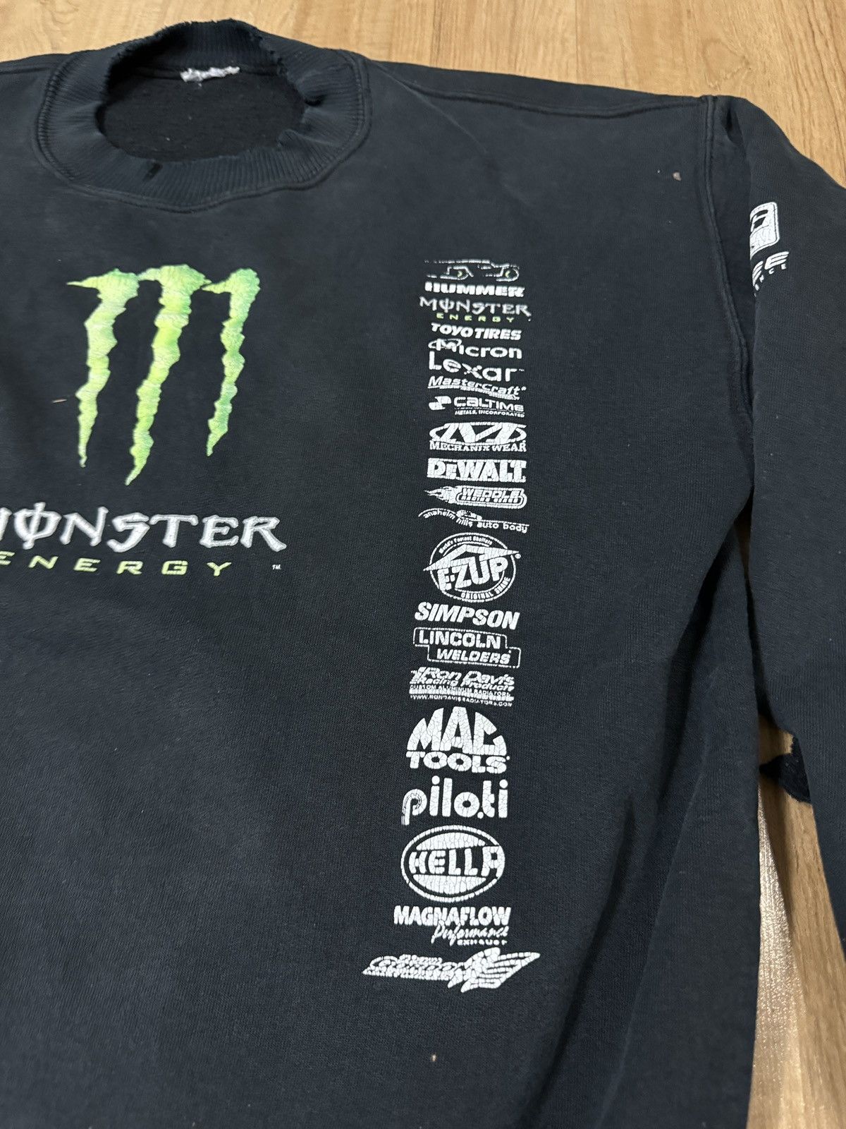 Vintage MONSTER ENERGY HOODIE Size US M / EU 48-50 / 2 - 2 Thumbnail