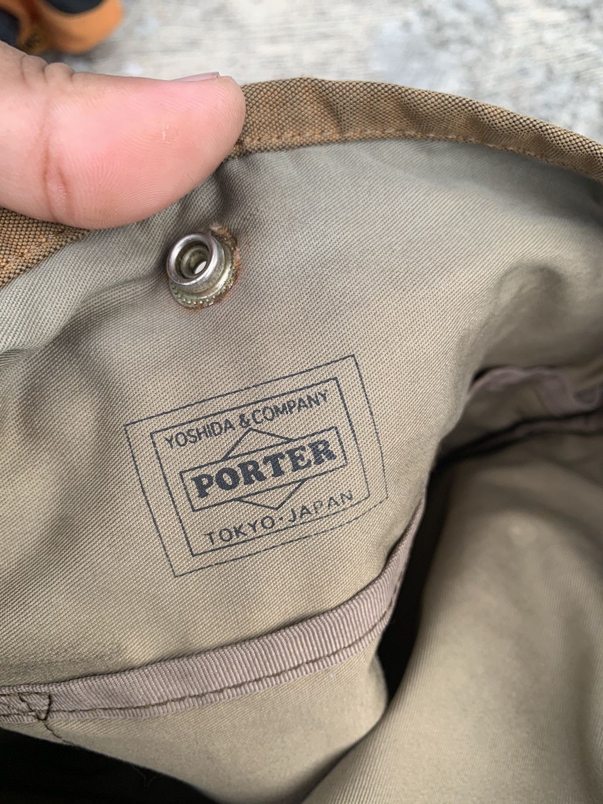 Porter Sun faded and dirty Canvas Porter cross body/sling bag Size ONE SIZE - 7 Thumbnail