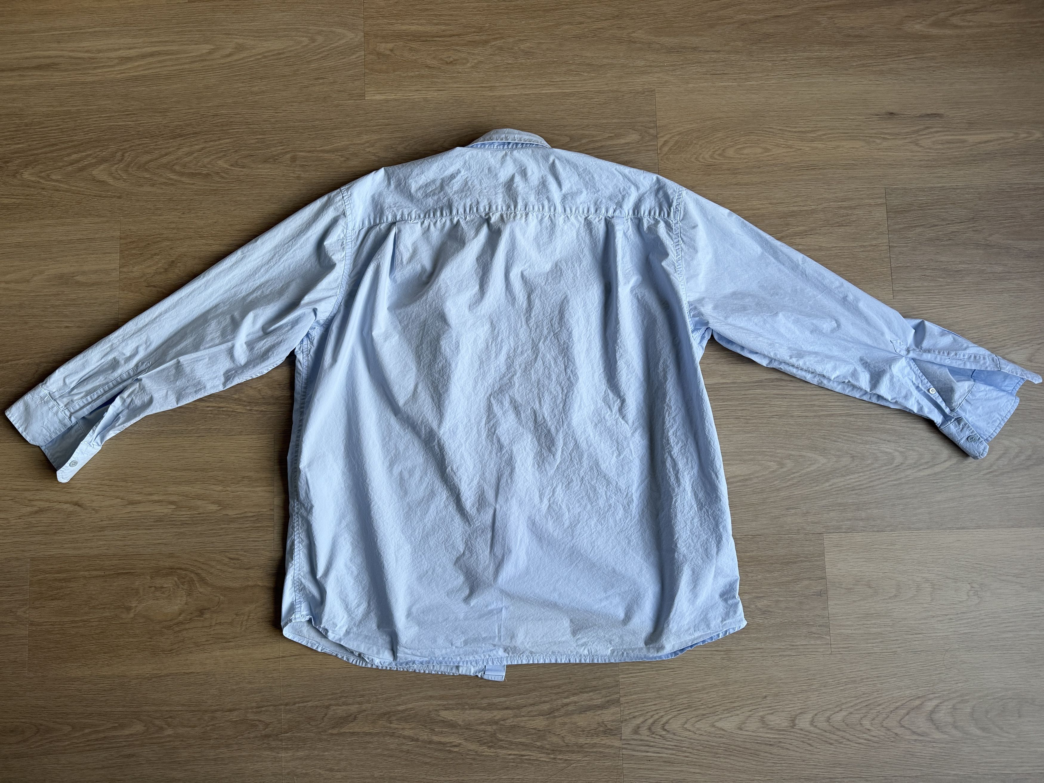 Raf Simons SS 2021 Oversized Ruffle Shirt Size US L / EU 52-54 / 3 - 3 Thumbnail