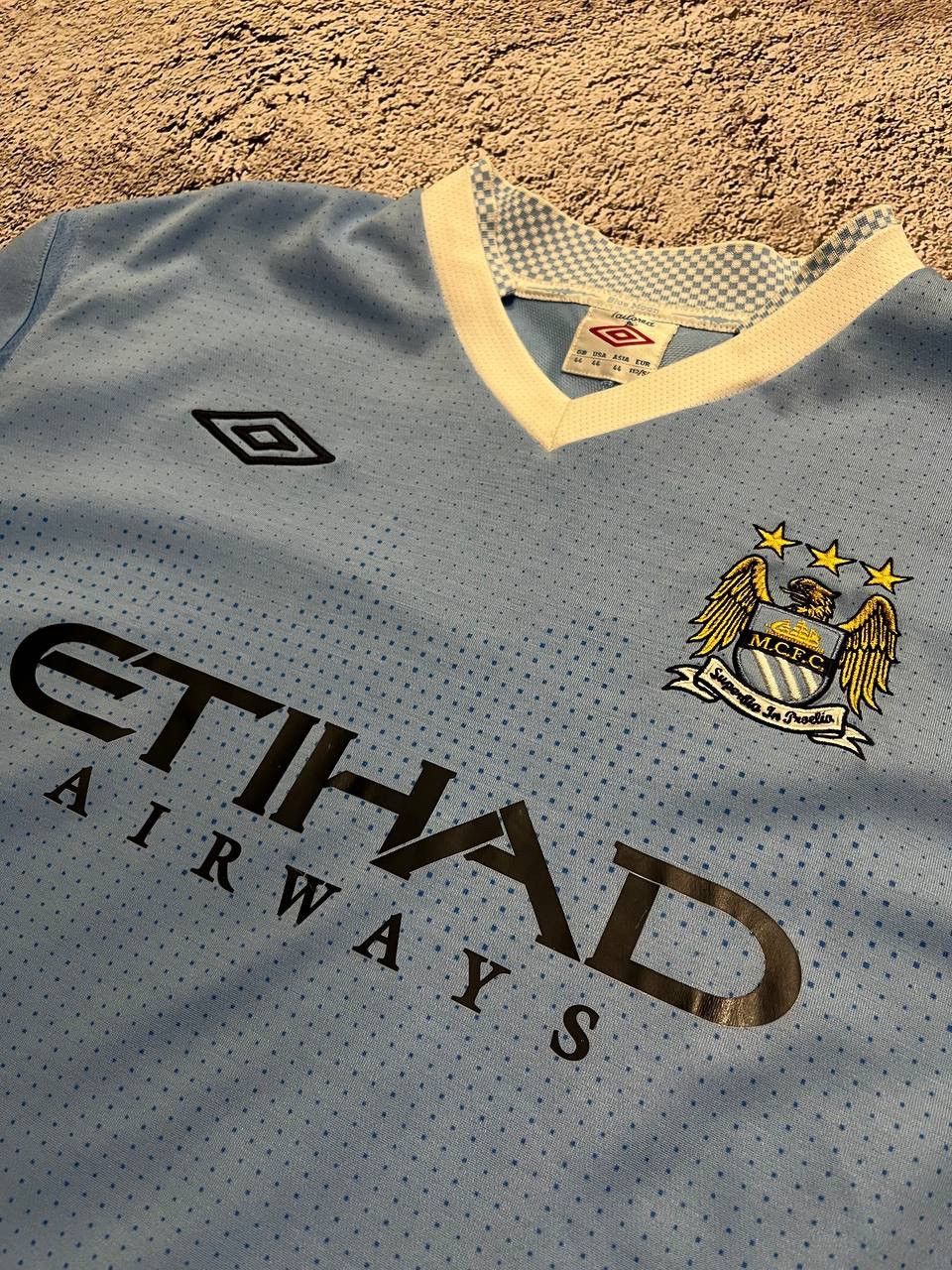 Umbro × Vintage Manchester City 2011-2012 Home Shirt Jersey Soccer Umbro Size US S / EU 44-46 / 1 - 8 Thumbnail