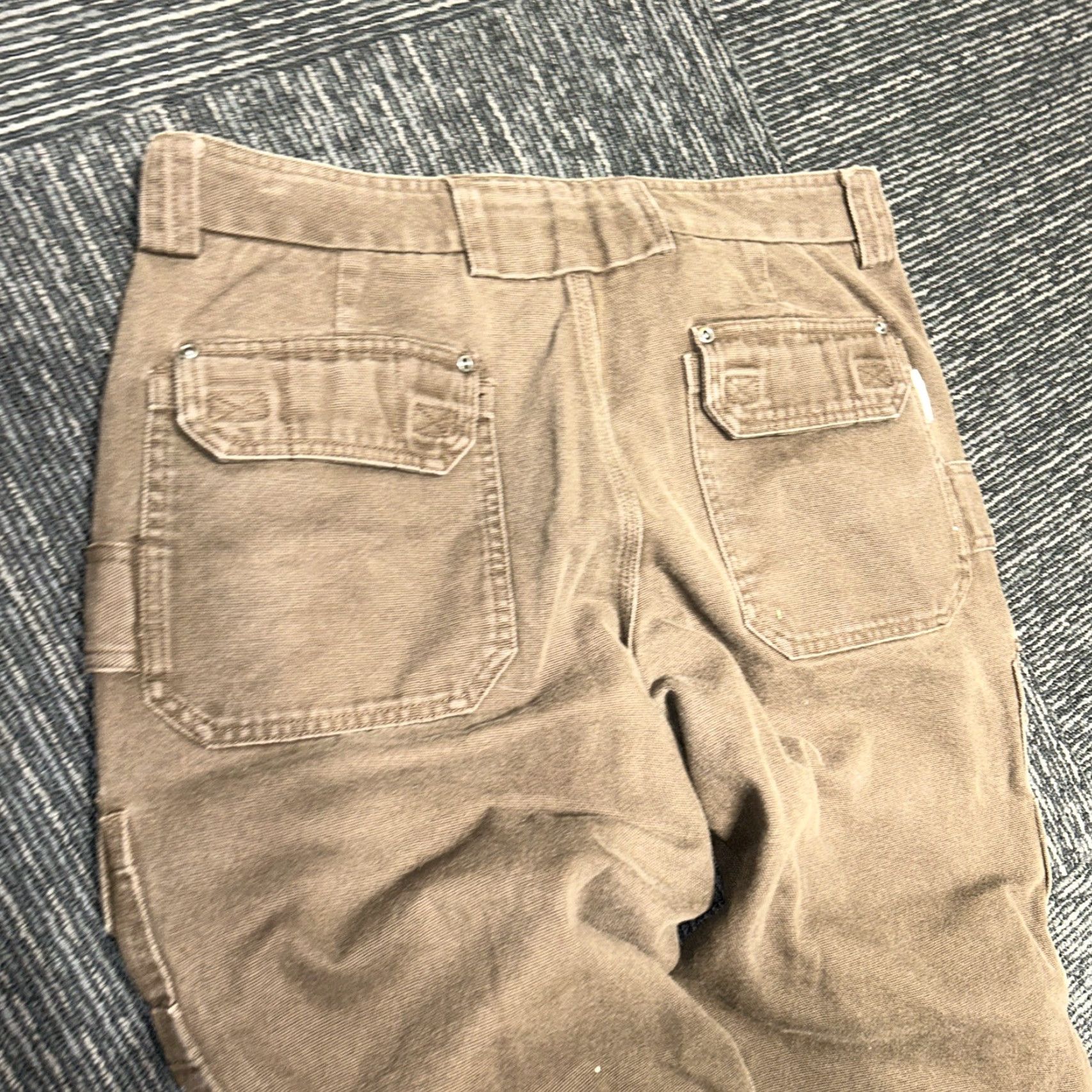 Duluth Trading Company Duluth Trading Pants Mens Cargo Canvas Brown Distressed Thick Twill 32 Regular 31in Inseam Mens Pants Size US 32 / EU 48 - 7 Thumbnail