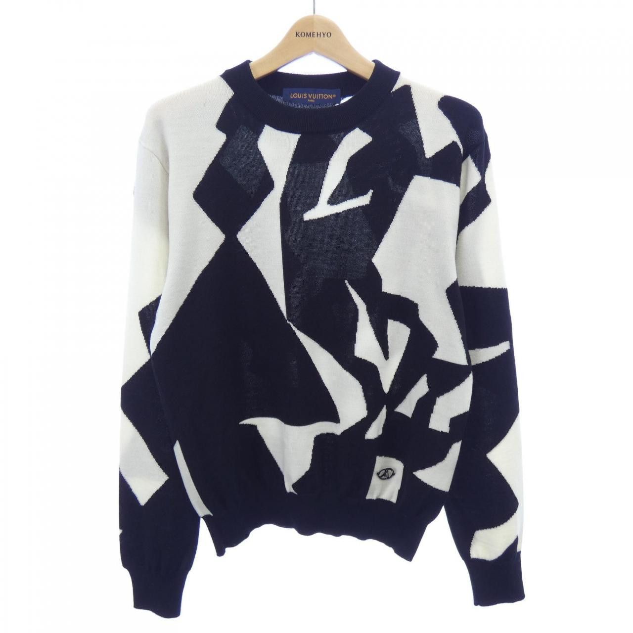 Louis Vuitton Louis Vuitton Louis Vuitton HON34WT26 Knit Cotton Tops HON34WT26 DUTY FREE for USA Size ONE SIZE - 1 Thumbnail