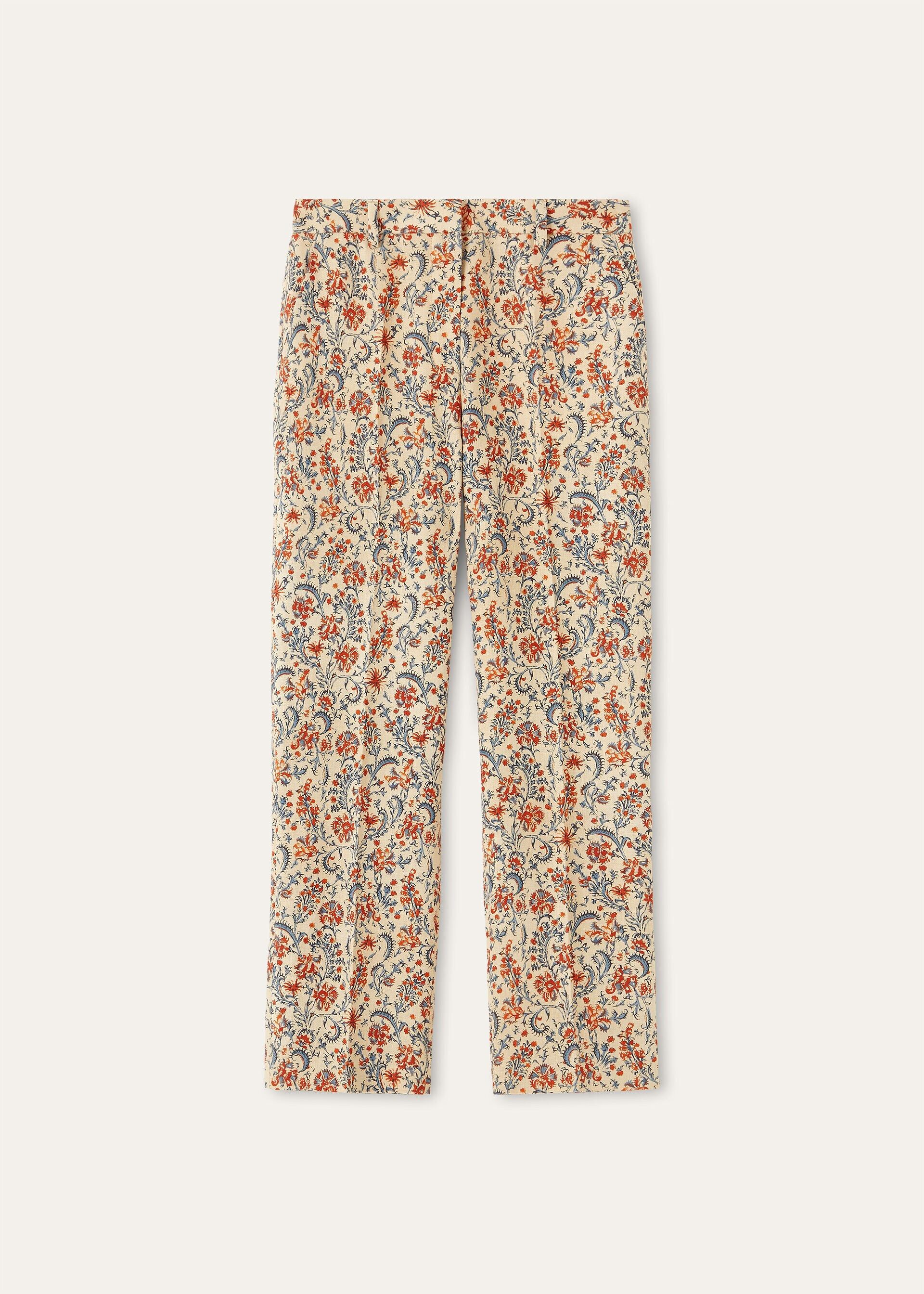 Loro Piana os11x0426 FAQ5827 Dermot Pant in Beige/Red Size 28" / US 6 / IT 42 - 4 Thumbnail