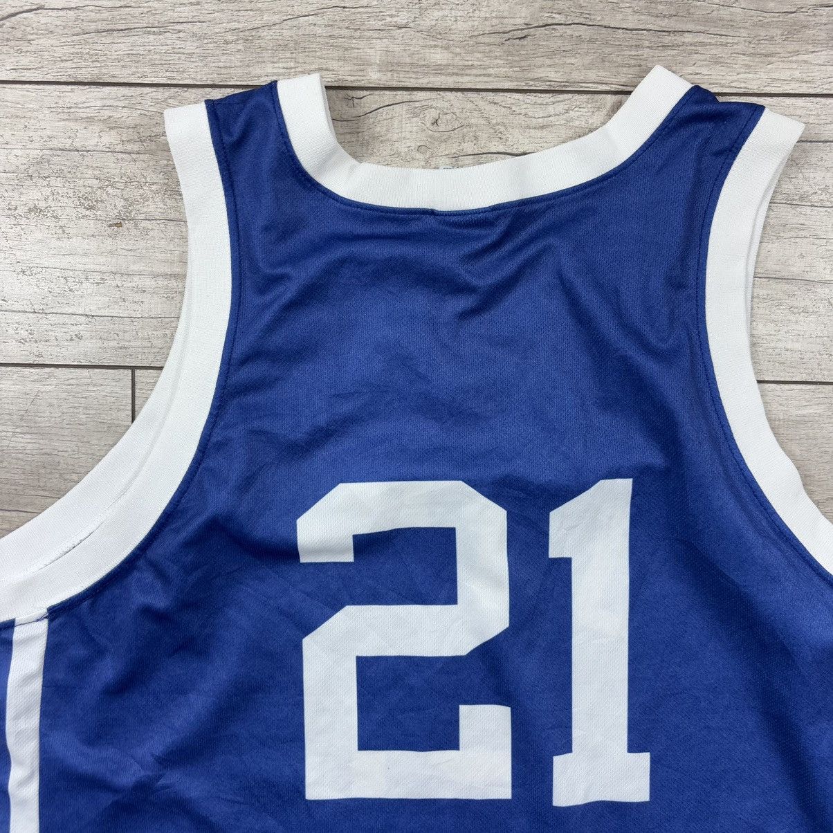 Nike DUKE Blue Devils Vintage 90s Nike Basketball Jersey #21 Size US XL / EU 56 / 4 - 10 Thumbnail
