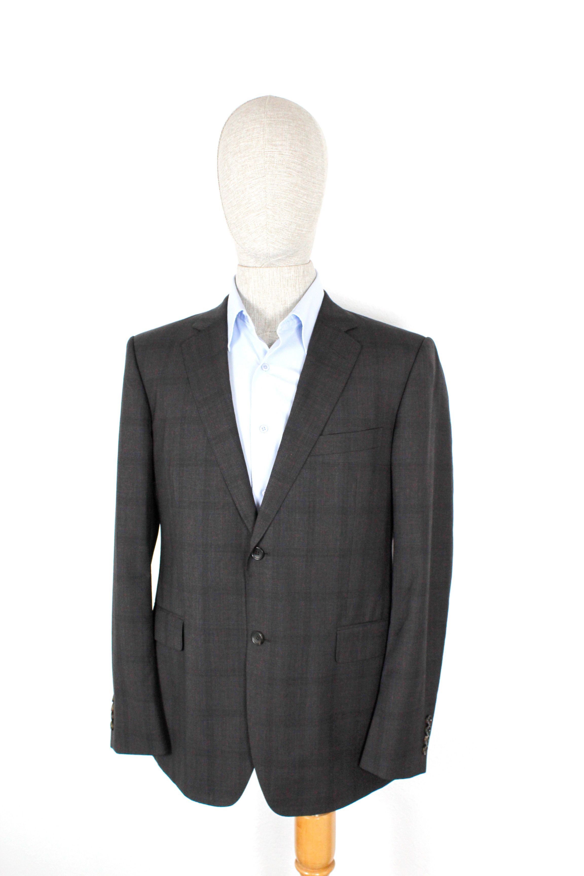 Gucci Gucci by Tom Ford Plaid Check Wool Suit 54 R Size 42R - 2 Thumbnail