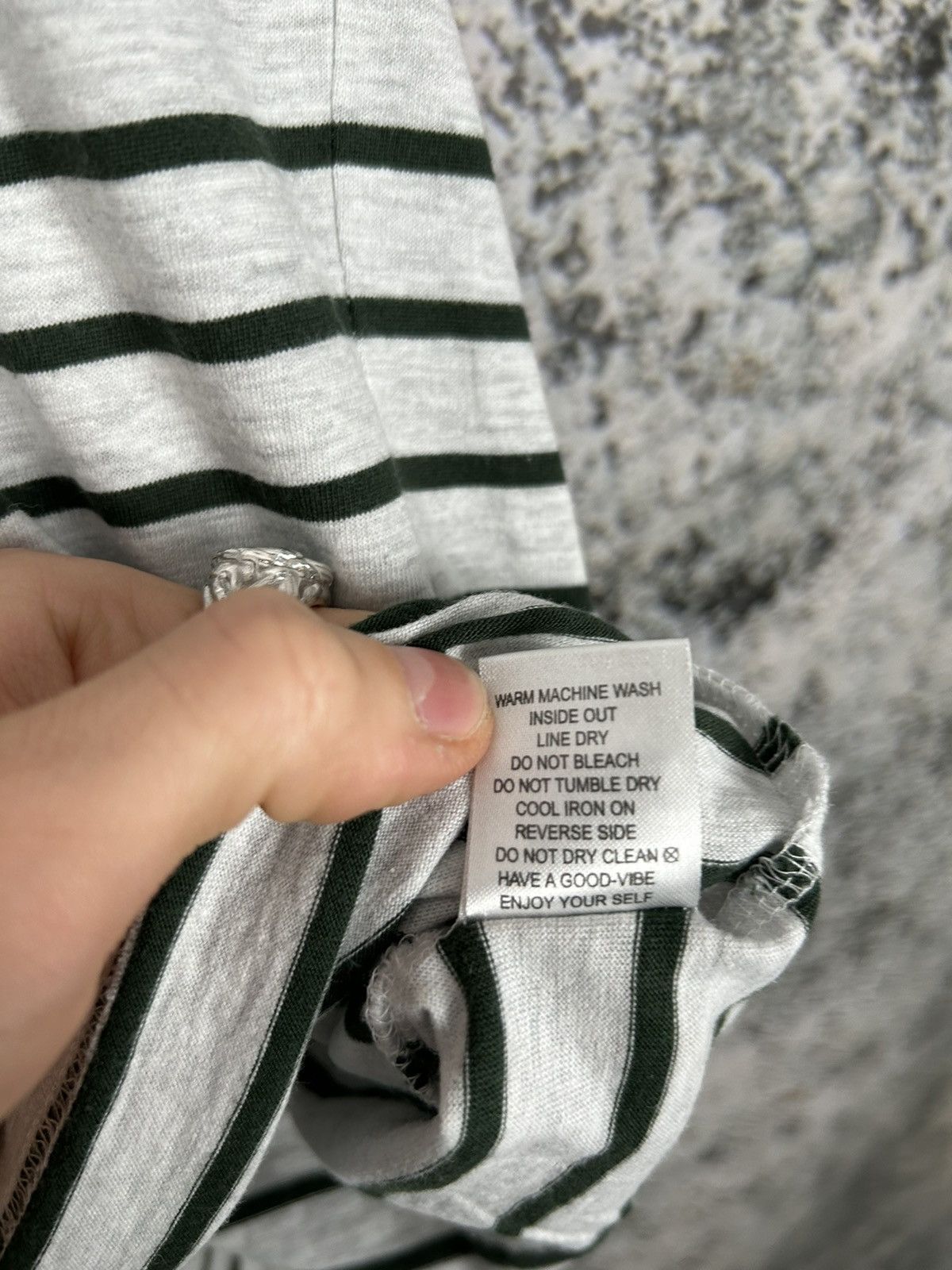 Stussy Vintage Stussy International Stripped Tee Streetwear Hype Size US S / EU 44-46 / 1 - 7 Thumbnail