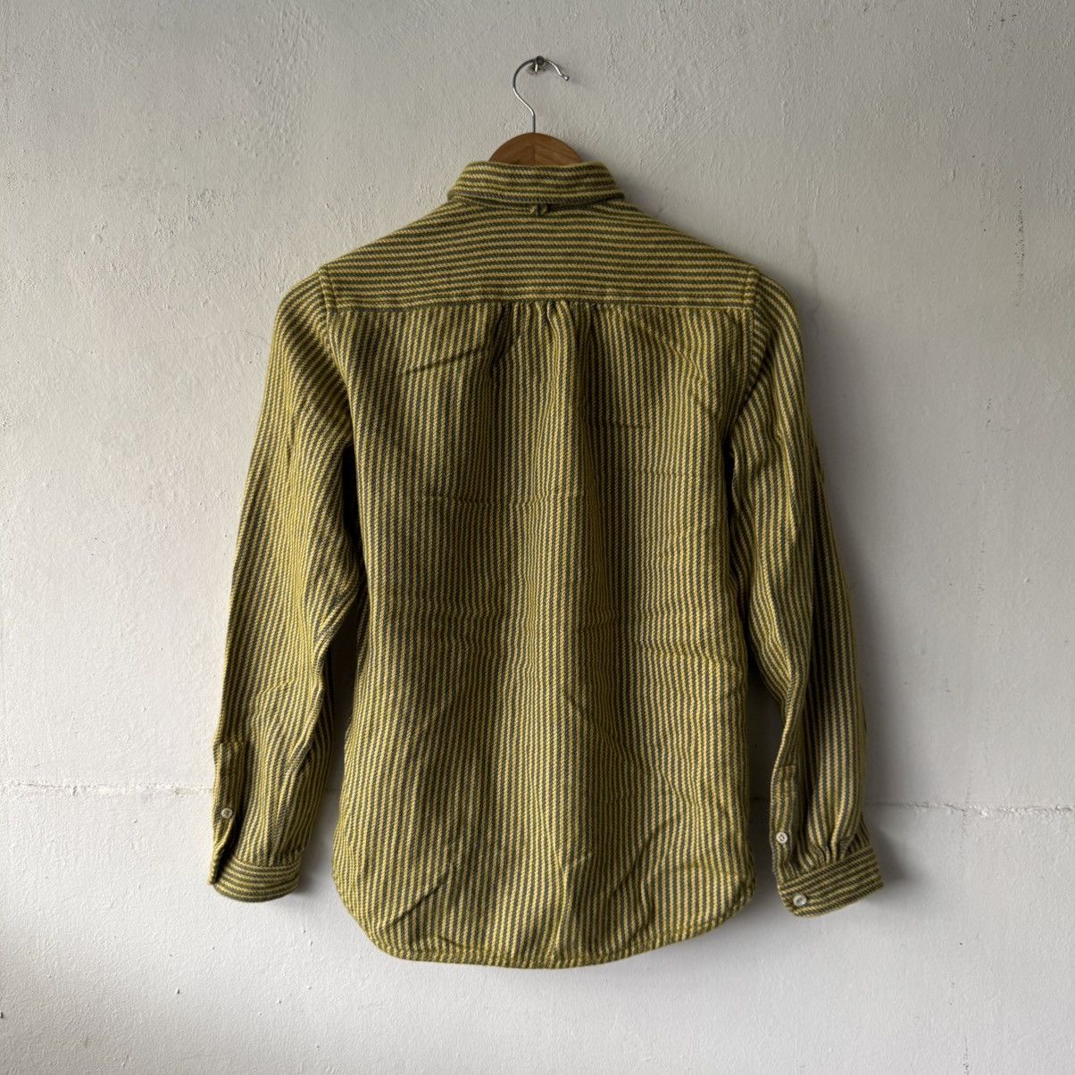 Japanese Brand AW14 Maillot Nel MAS-108 Stripe Button Shirt Size US S / EU 44-46 / 1 - 7 Thumbnail