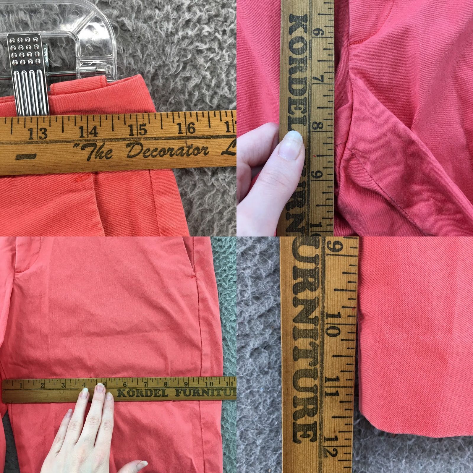 Banana Republic Banana Republic Chino Bermuda Shorts Womens 4 Coral Mid Rise Zip Bermuda Shorts Womens 4 Coral Mid Rise Zip Size 27" / US 4 / IT 40 - 8 Thumbnail