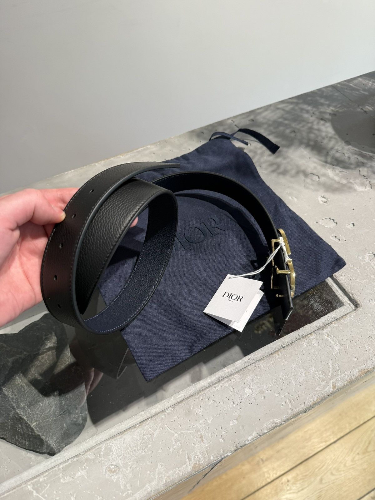 Dior BNWT Dior "CD" Reversibel belt Size 40 - 3 Thumbnail