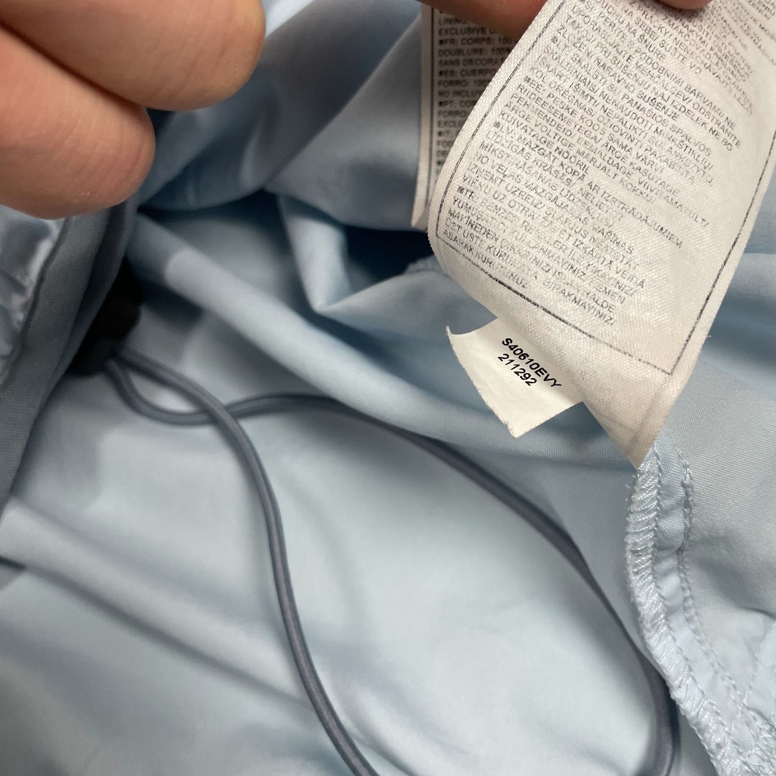 Nike × Vintage Nike Men's Blue Swoosh Mock Neck Long Sleeve Jacket Large Size US L / EU 52-54 / 3 - 10 Thumbnail