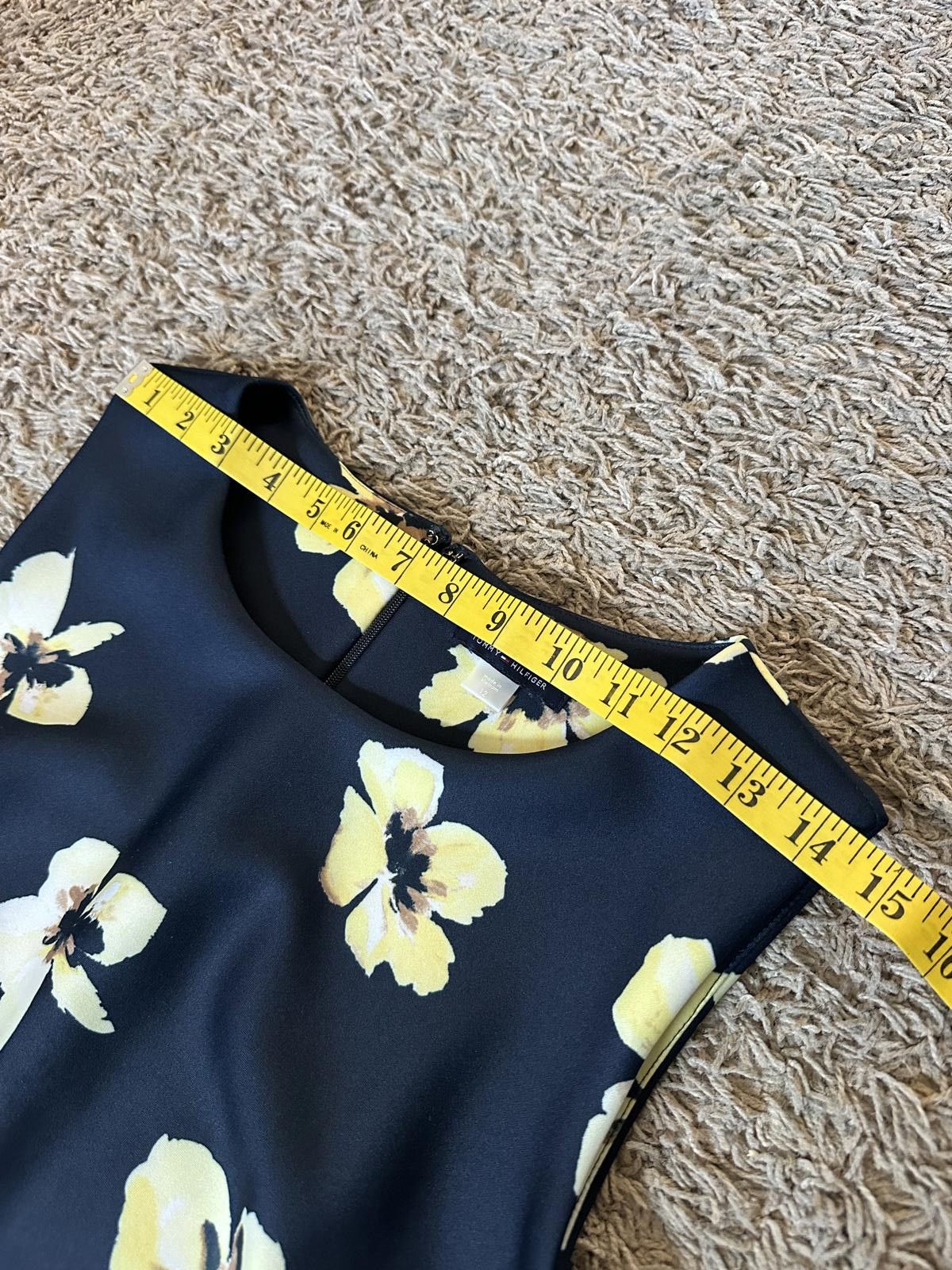 Tommy Hilfiger Floral Print Sleeveless Dress - Elegant Summer Fashion Size XL / US 12-14 / IT 48-50 - 9 Thumbnail