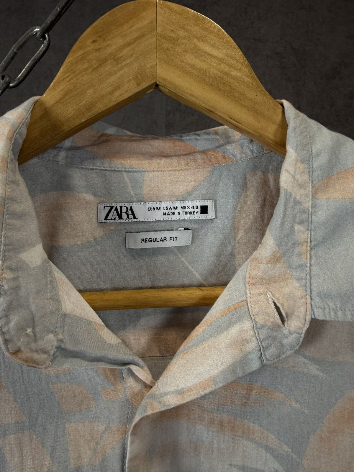Zara Zara Man art Hawaiian shirt Size US M / EU 48-50 / 2 - 4 Thumbnail