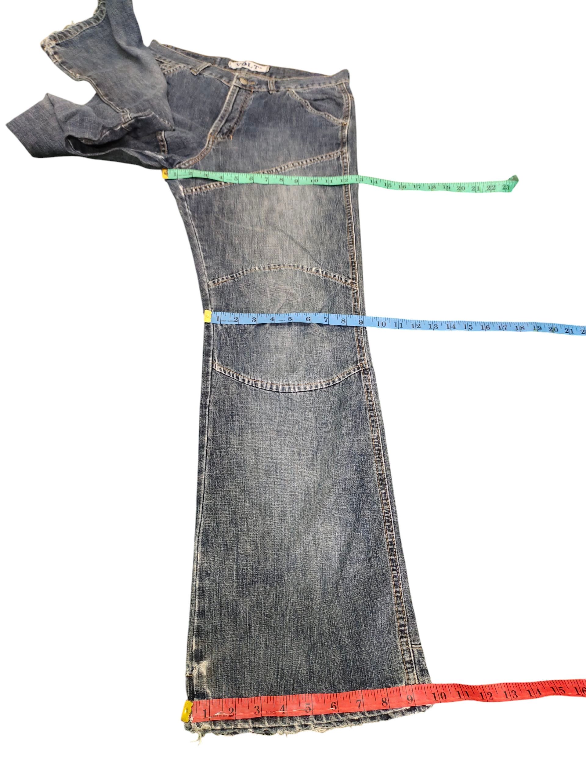 Kapital Vintage Volt Japan Biker Jeans - Distress Faded Grunge Denim Size US 32 / EU 48 - 16 Thumbnail