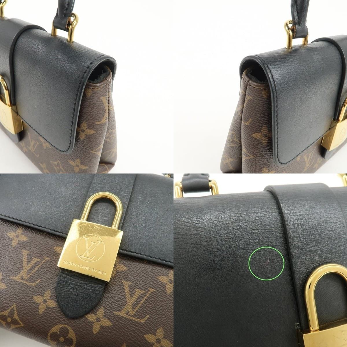 Louis Vuitton Louis Vuitton Monogram Rocky BB Top Handle Bag Brown Size ONE SIZE - 6 Thumbnail