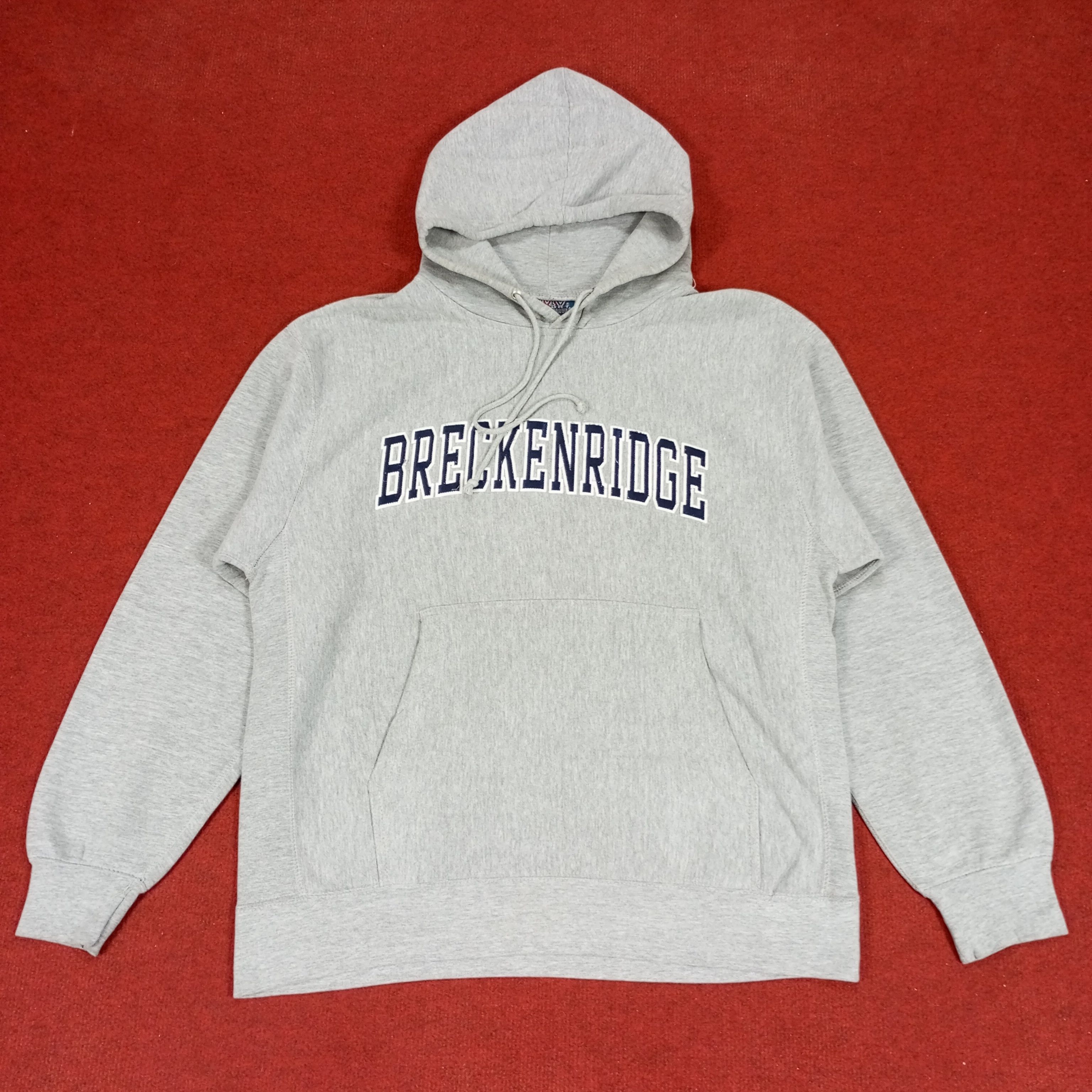Vintage Breckenridge Center Spellout Design Streetwear Hoodies Size US L / EU 52-54 / 3 - 1 Thumbnail