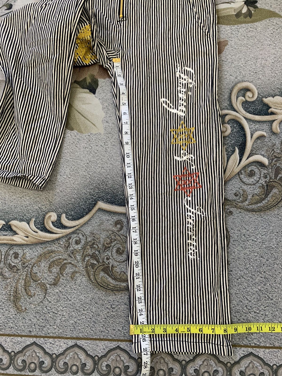 Japanese Brand Dia Star Cozy Art Stripes Overall Size US 34 / EU 50 - 13 Thumbnail