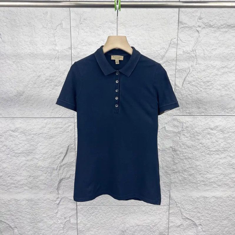 Burberry Burberry Navy Cotton Women's T-Shirt Size S / US 4 / IT 40 - 1 Thumbnail