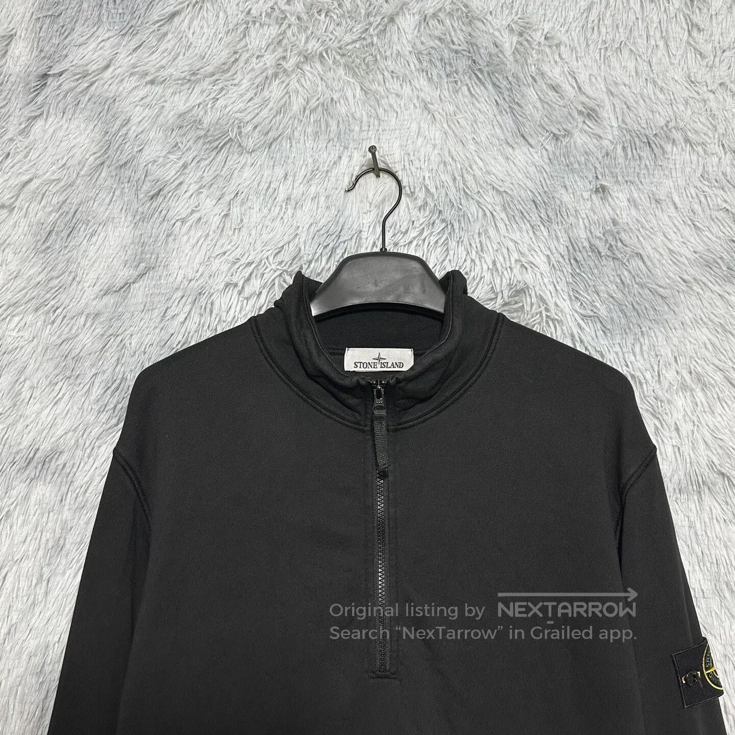 Stone Island black half-zip sweatshirt from Stone Island. Size US XXL / EU 58 / 5 - 3 Thumbnail
