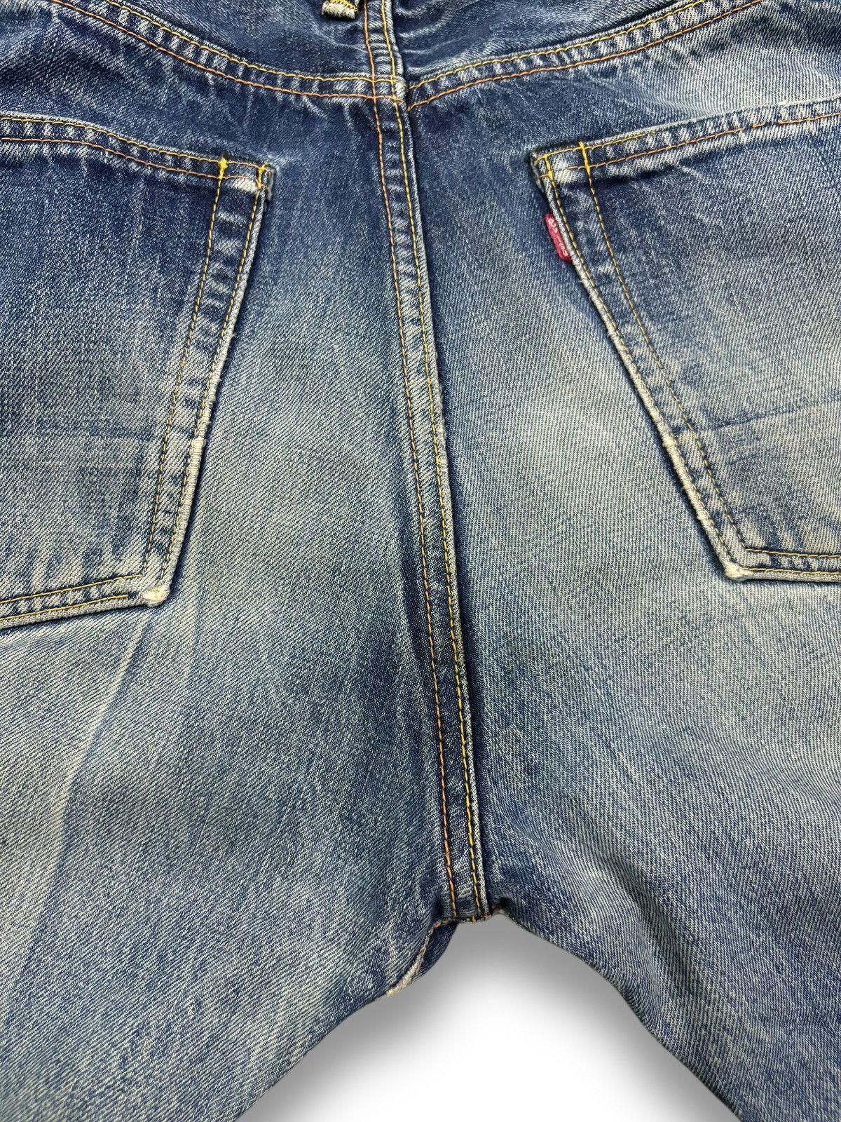 Evisu Vintage 00s Evisu Selvedge Loose Distressed Jeans by Yamane Size US 31 - 17 Thumbnail