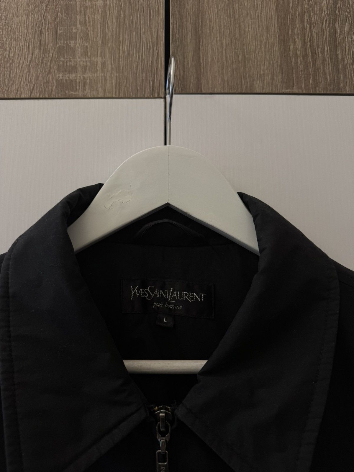 Yves Saint Laurent Vintage Yves Saint Laurent Jacket Zip Up Bomber YSL Size US L / EU 52-54 / 3 - 3 Thumbnail