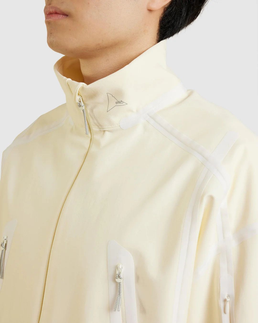 ROA Roa Softshell Jacket - Off White/Cream Size US L / EU 52-54 / 3 - 2 Thumbnail