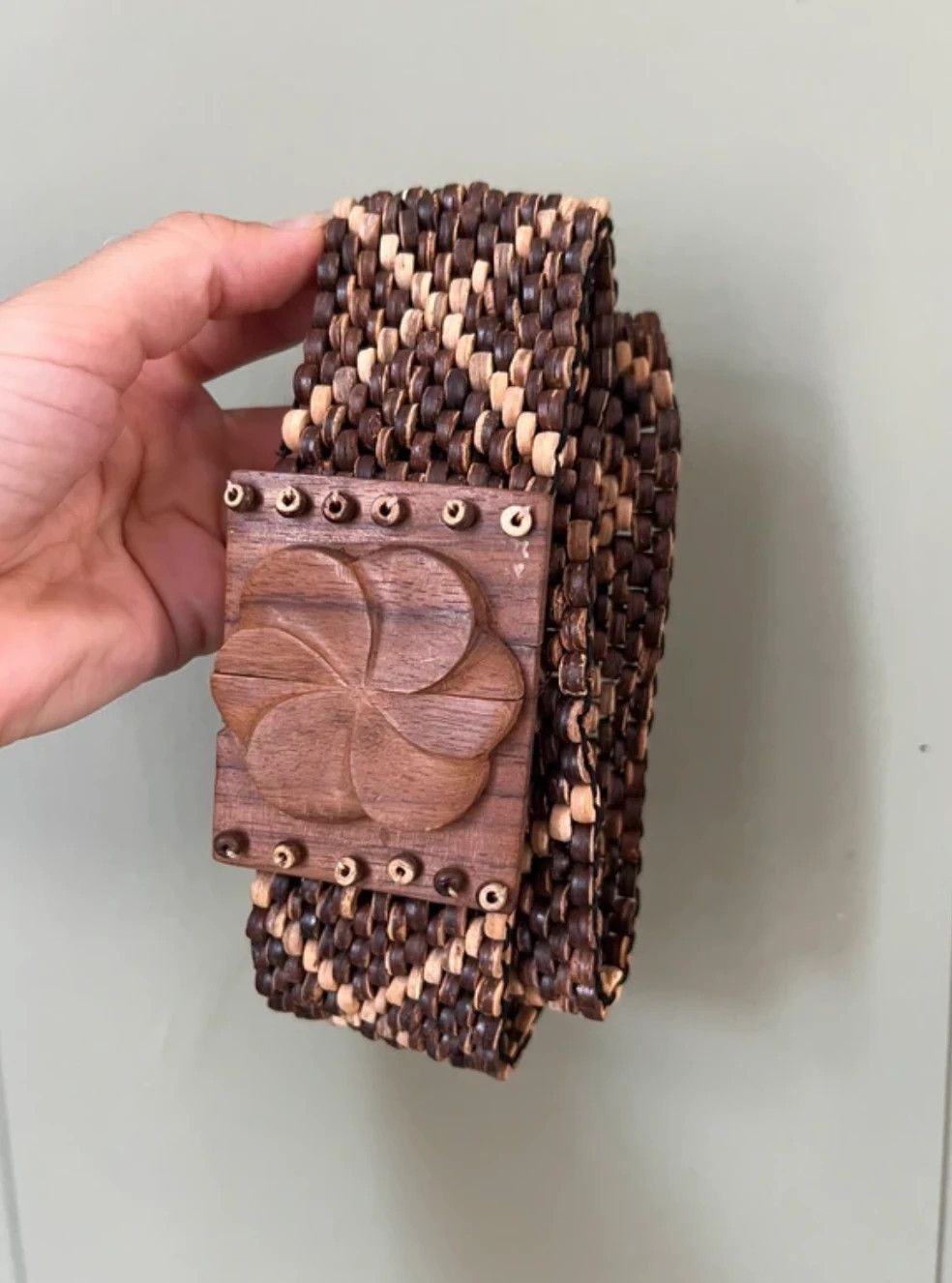 Other Wood belt Size ONE SIZE - 1 Thumbnail